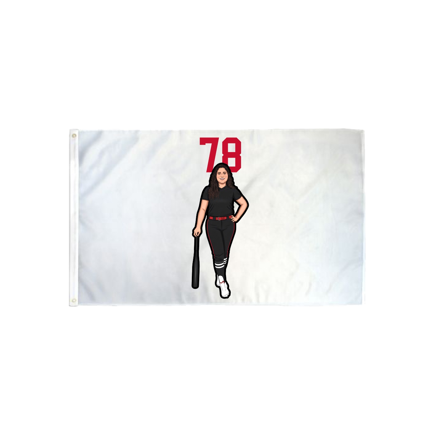 3x5 Flag — Number Top in Classic