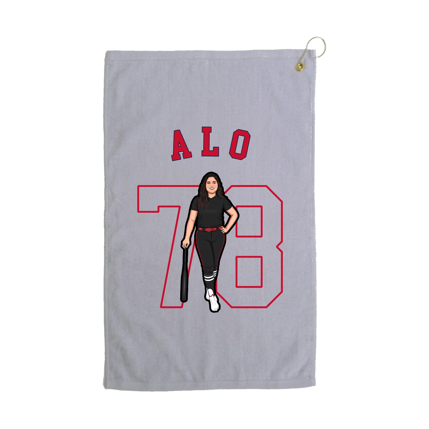 Golf Towel — Shirsey Arch in Grey