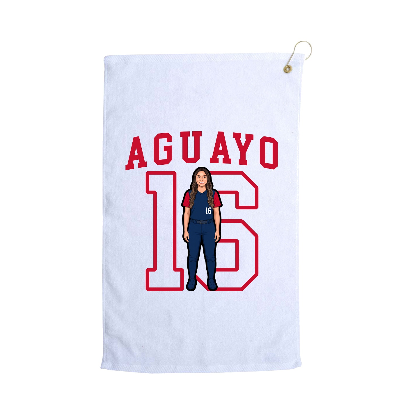 Golf Towel — Shirsey in White