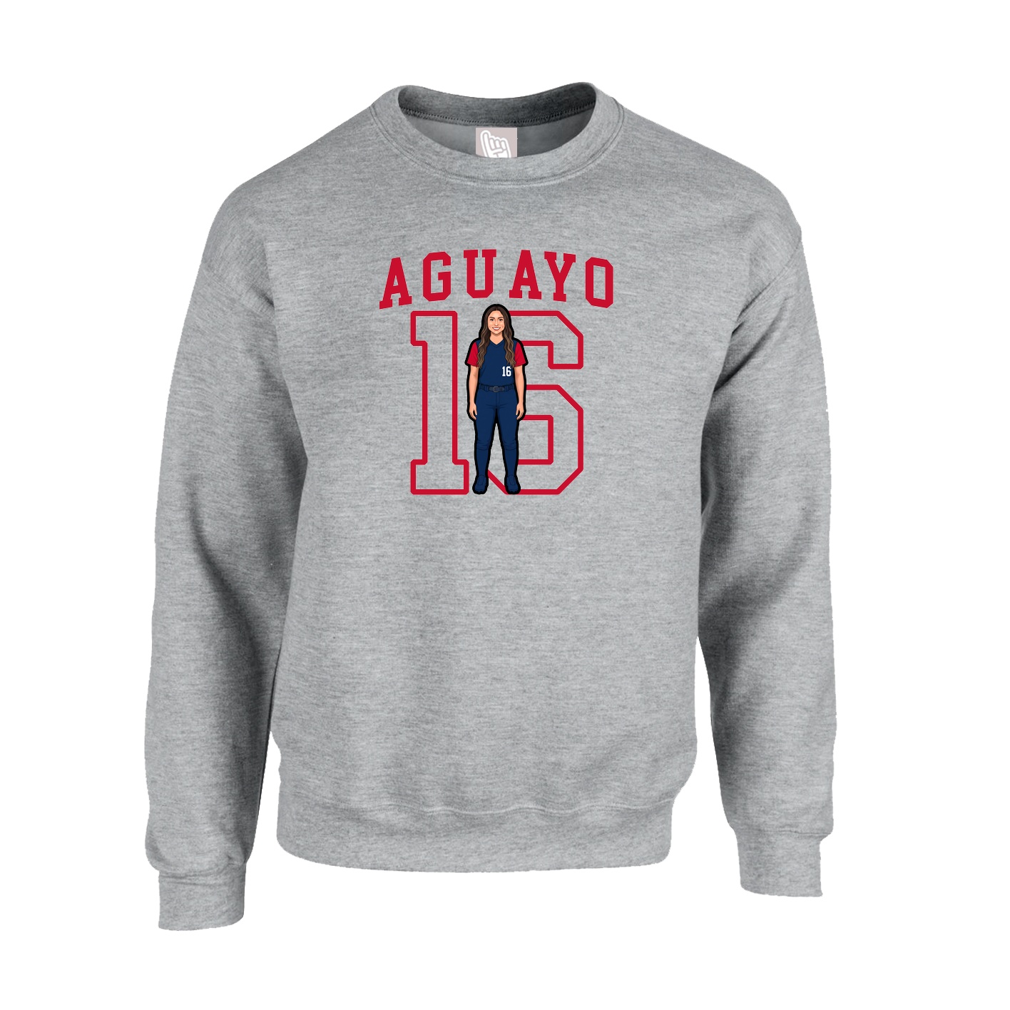 Fleece Crew — Shirsey in Grey