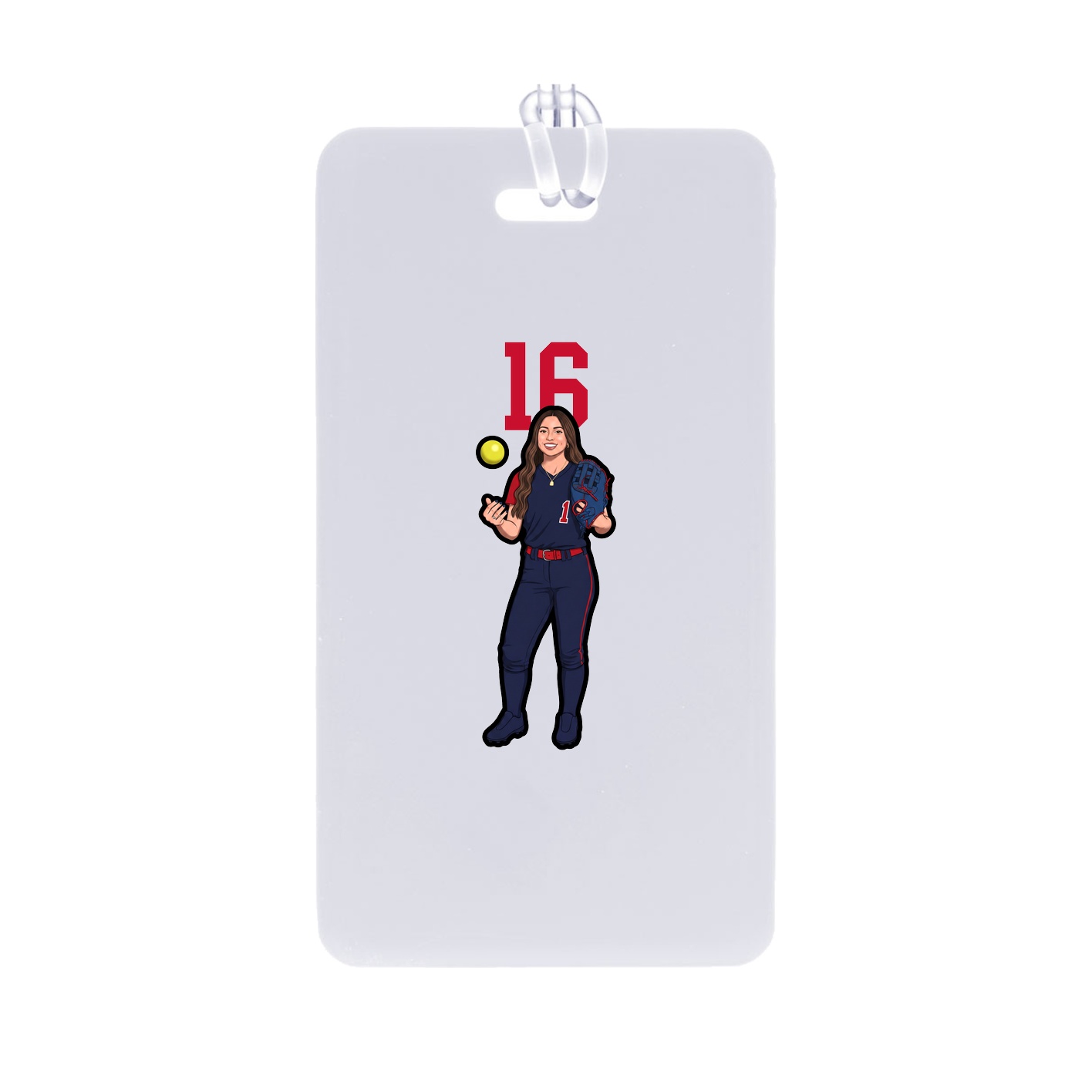 Bag Tag — Number Top in Classic