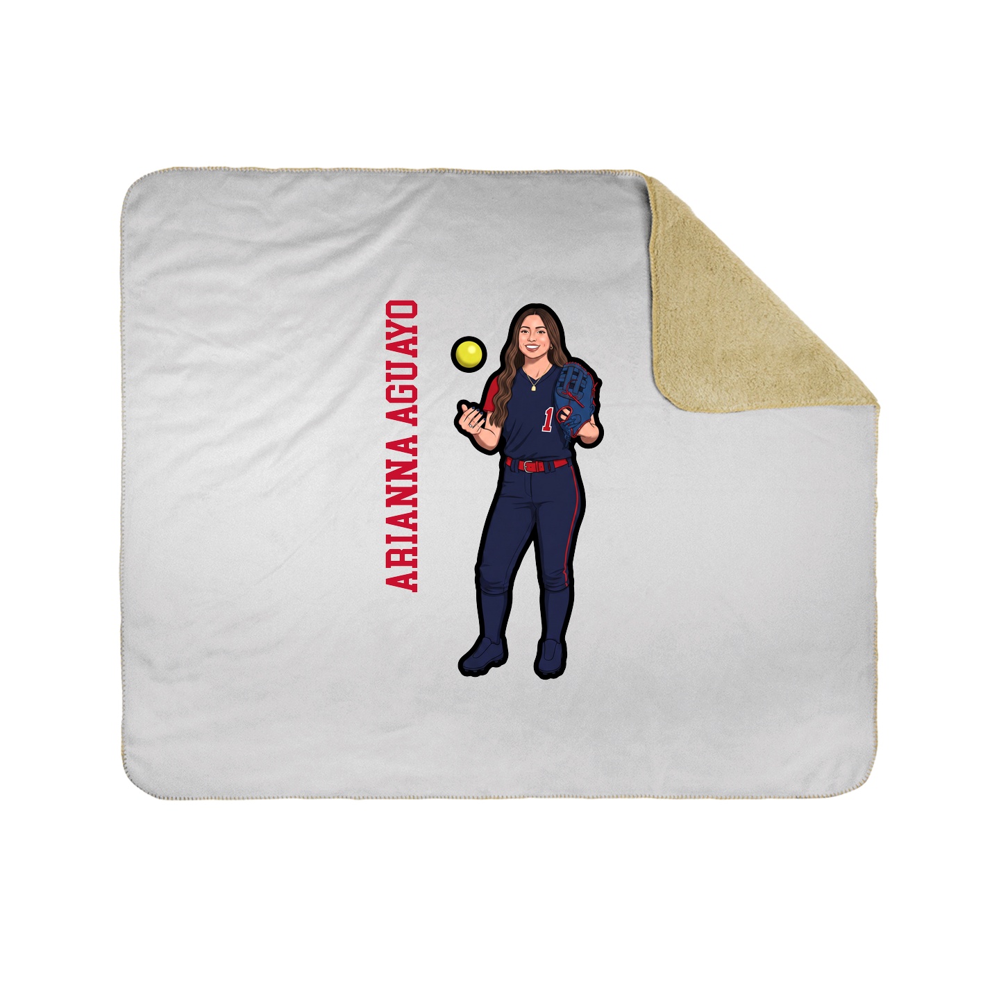 50x60 Sherpa Lined Throw Blanket