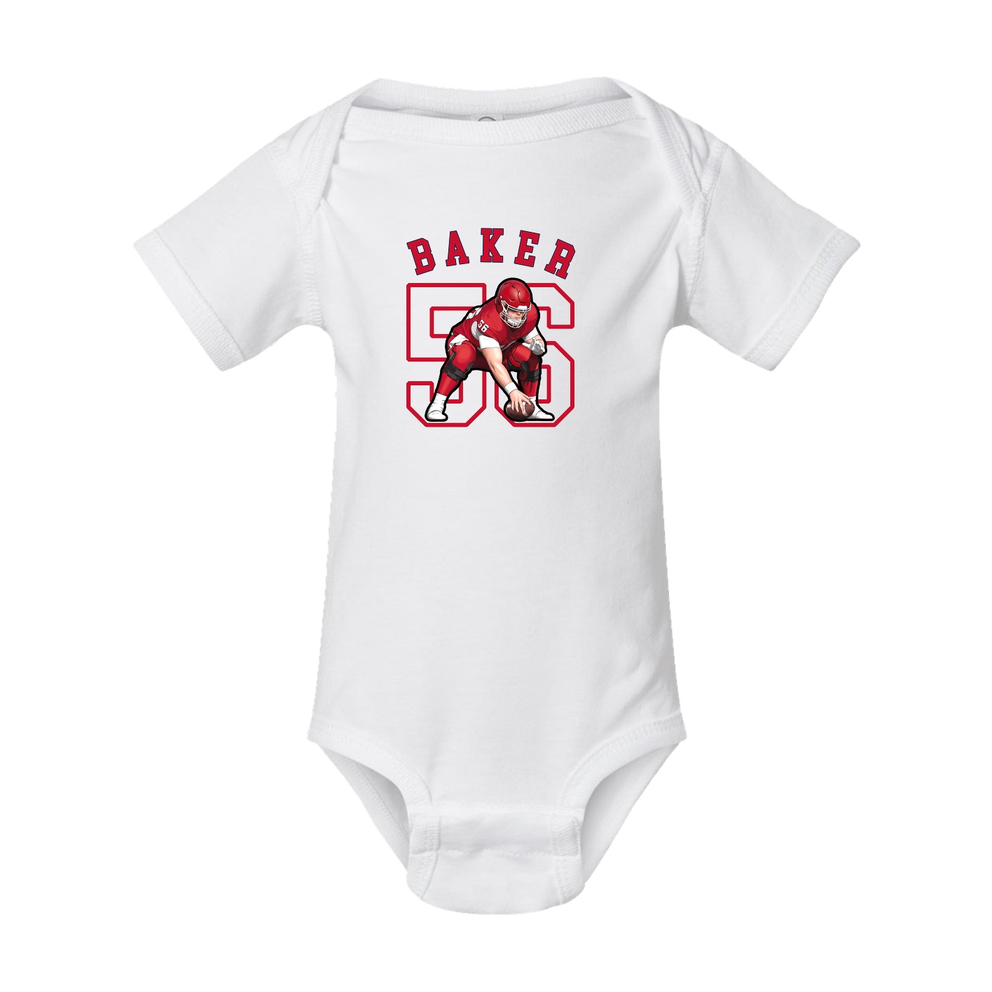 Baby Onesie — Shirsey Arch in White