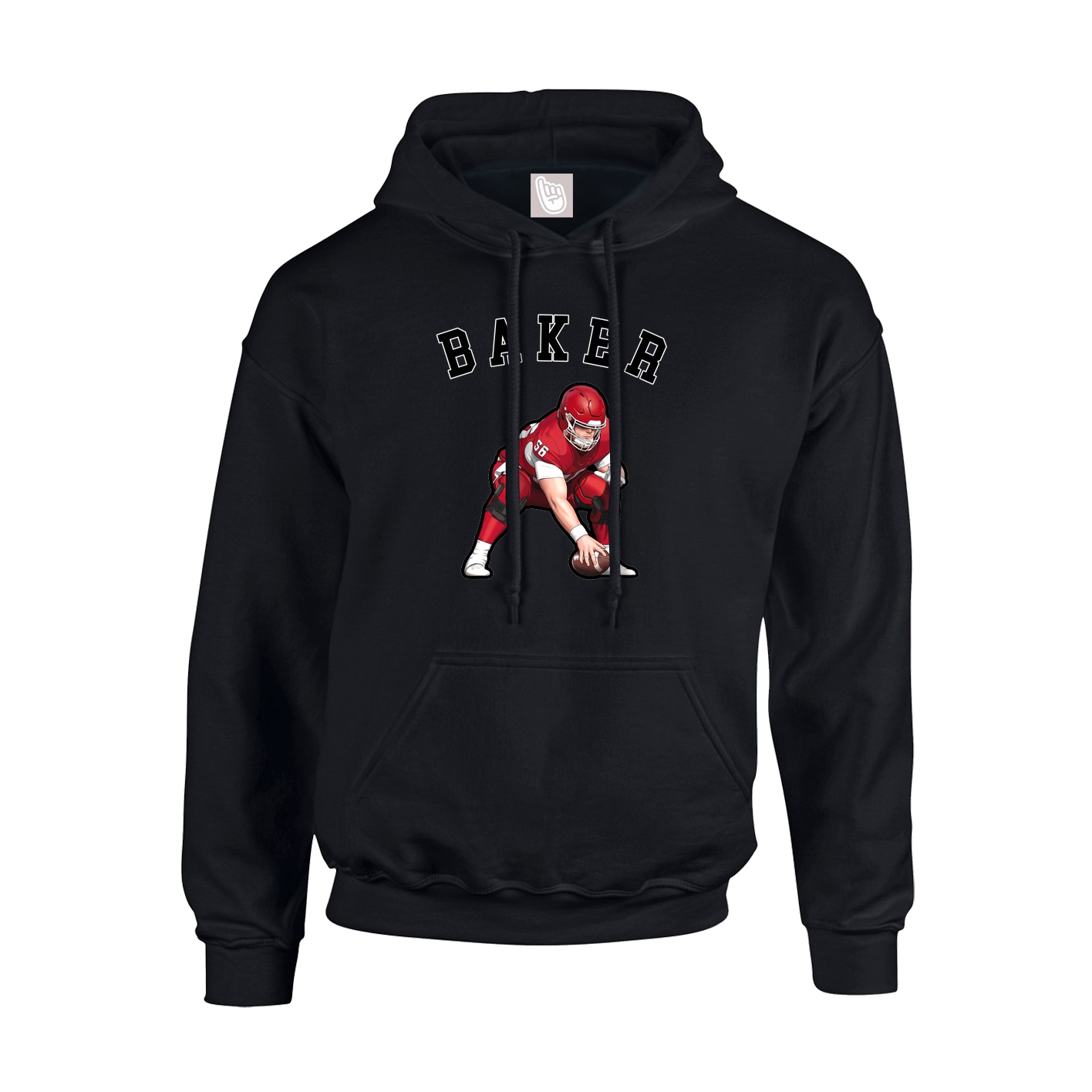Youth Hoodie — Shirsey Arch in Black