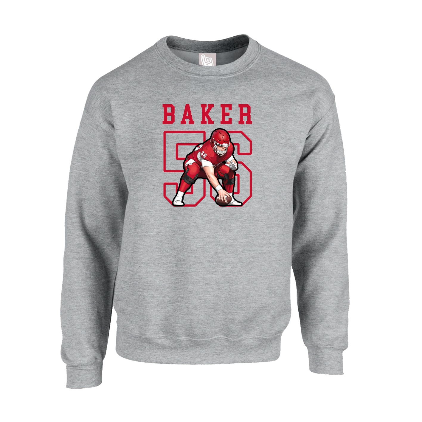 Fleece Crew — Shirsey in Grey