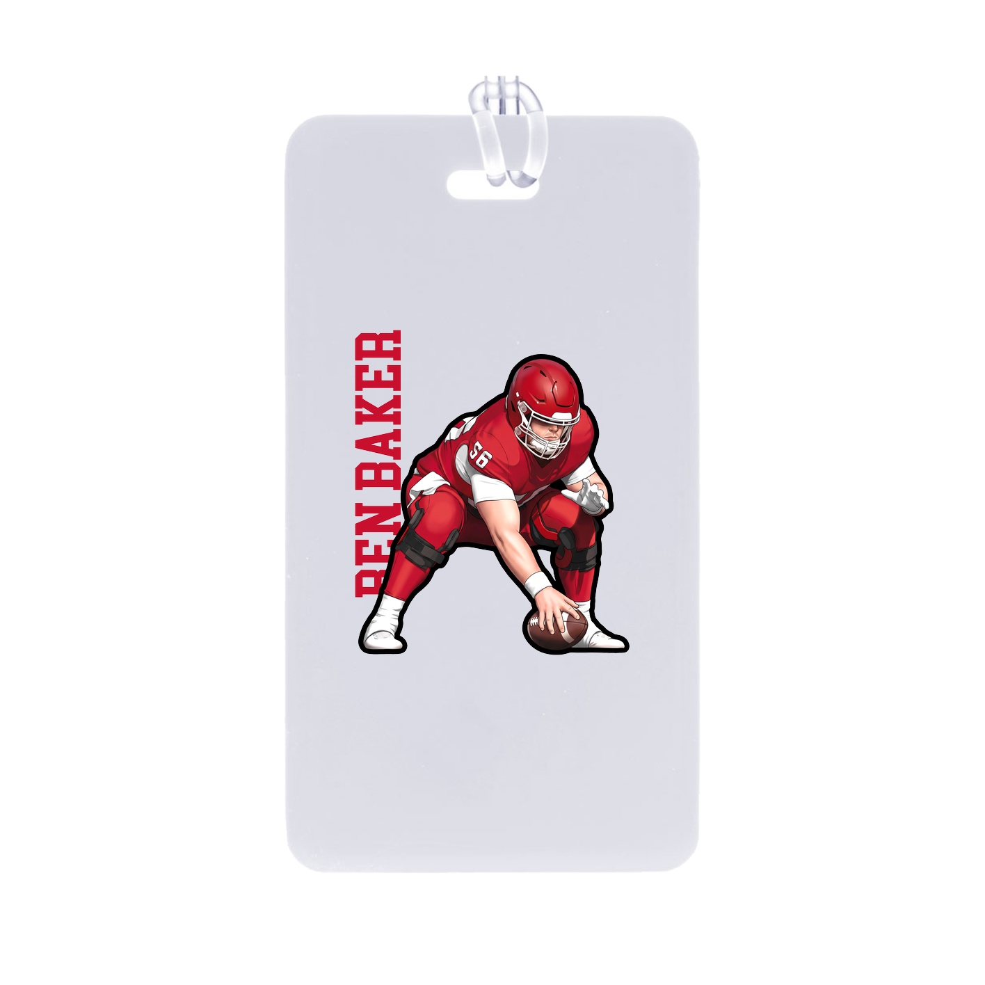 Bag Tag — Name Vertical in Classic