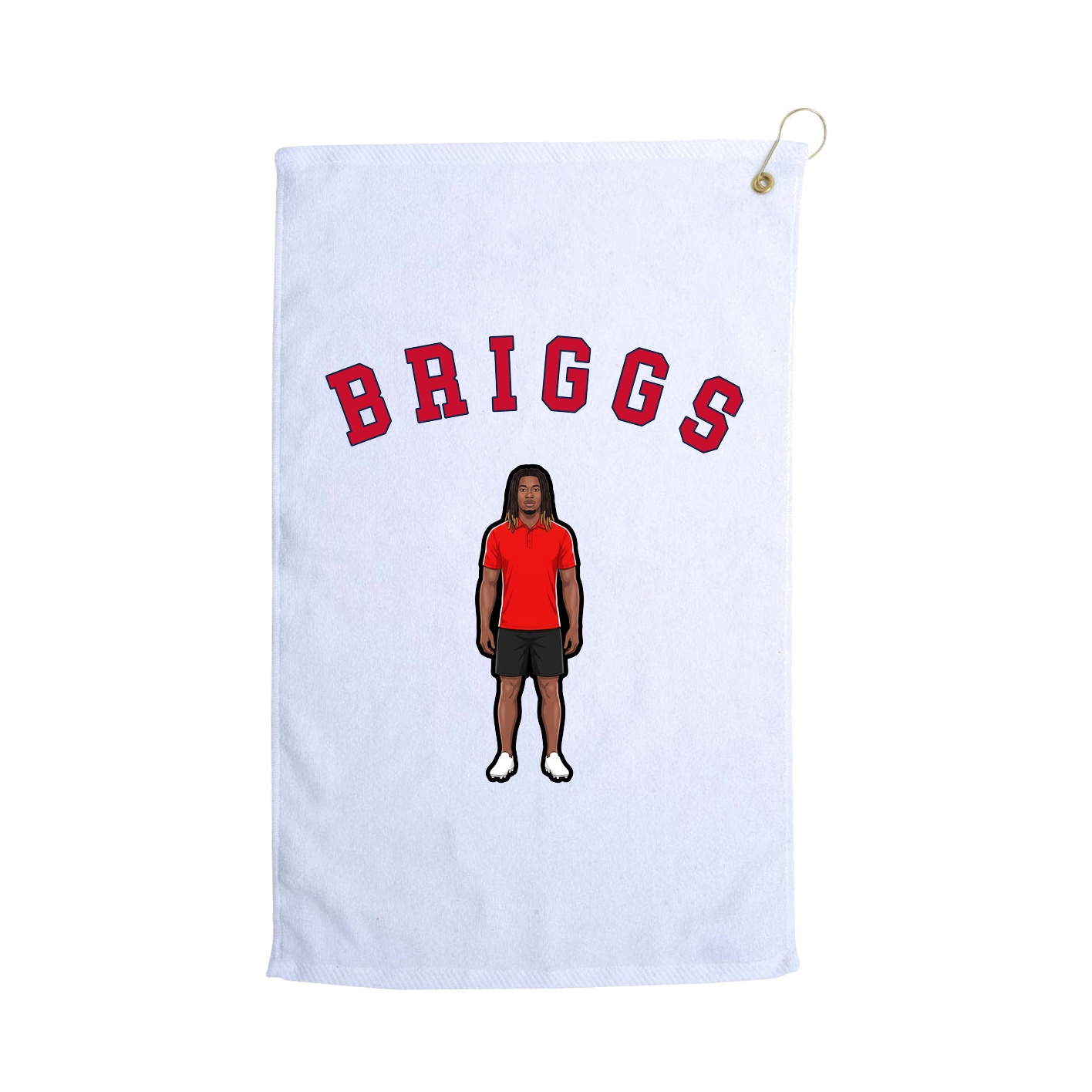 Golf Towel — Shirsey Arch in White