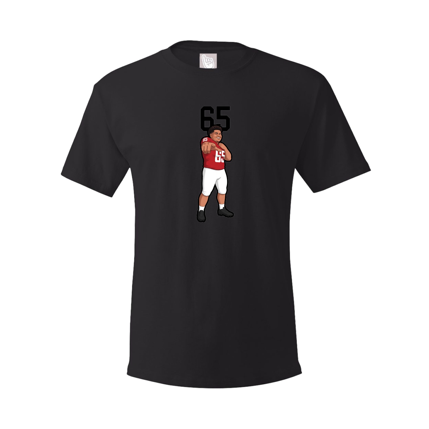 Tee — Number Top in Black