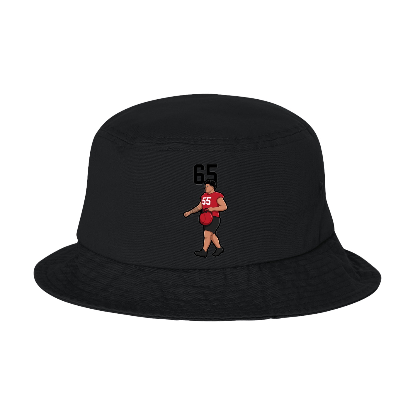 Bucket Cap — Number Top in Black