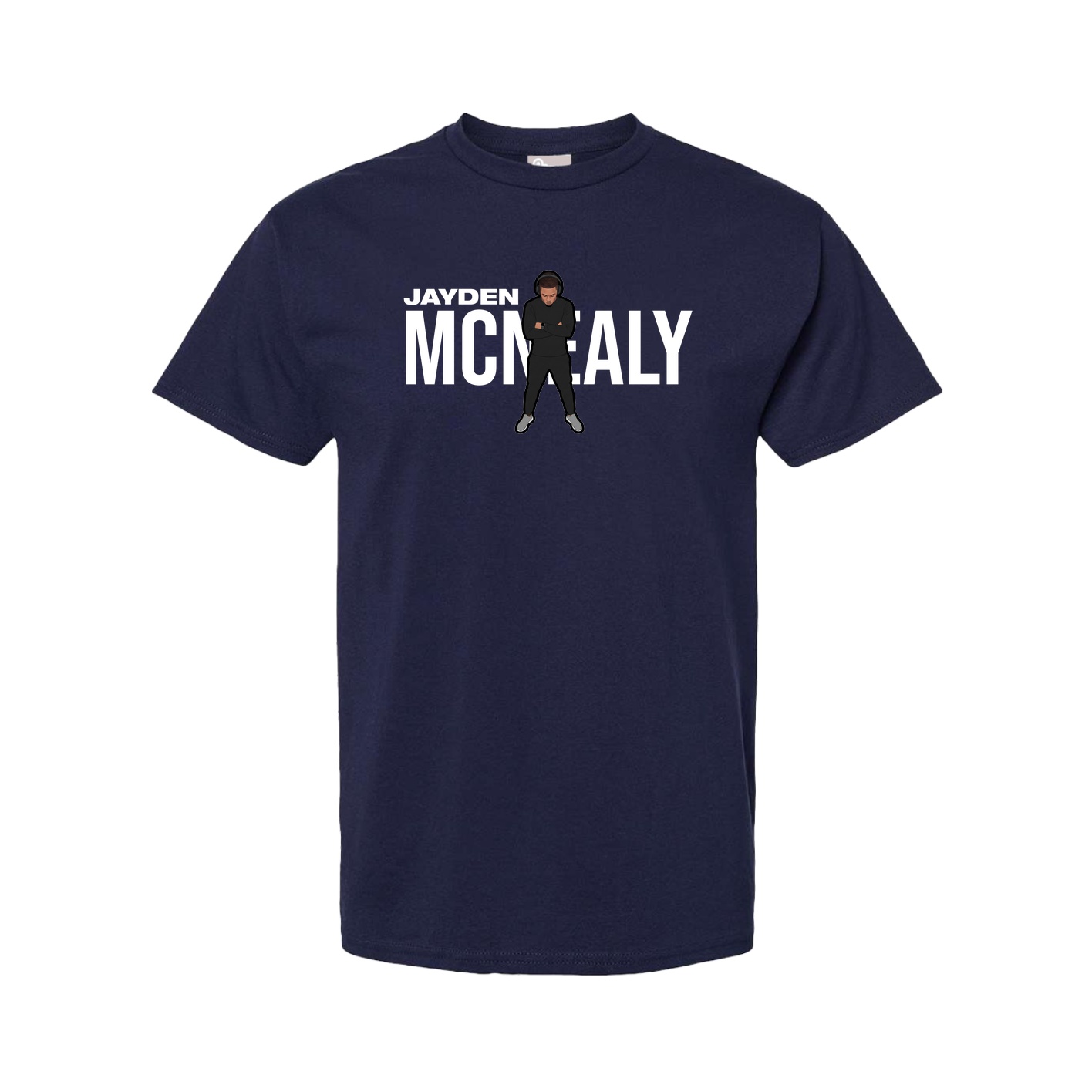 Tee — Player Name in Navy