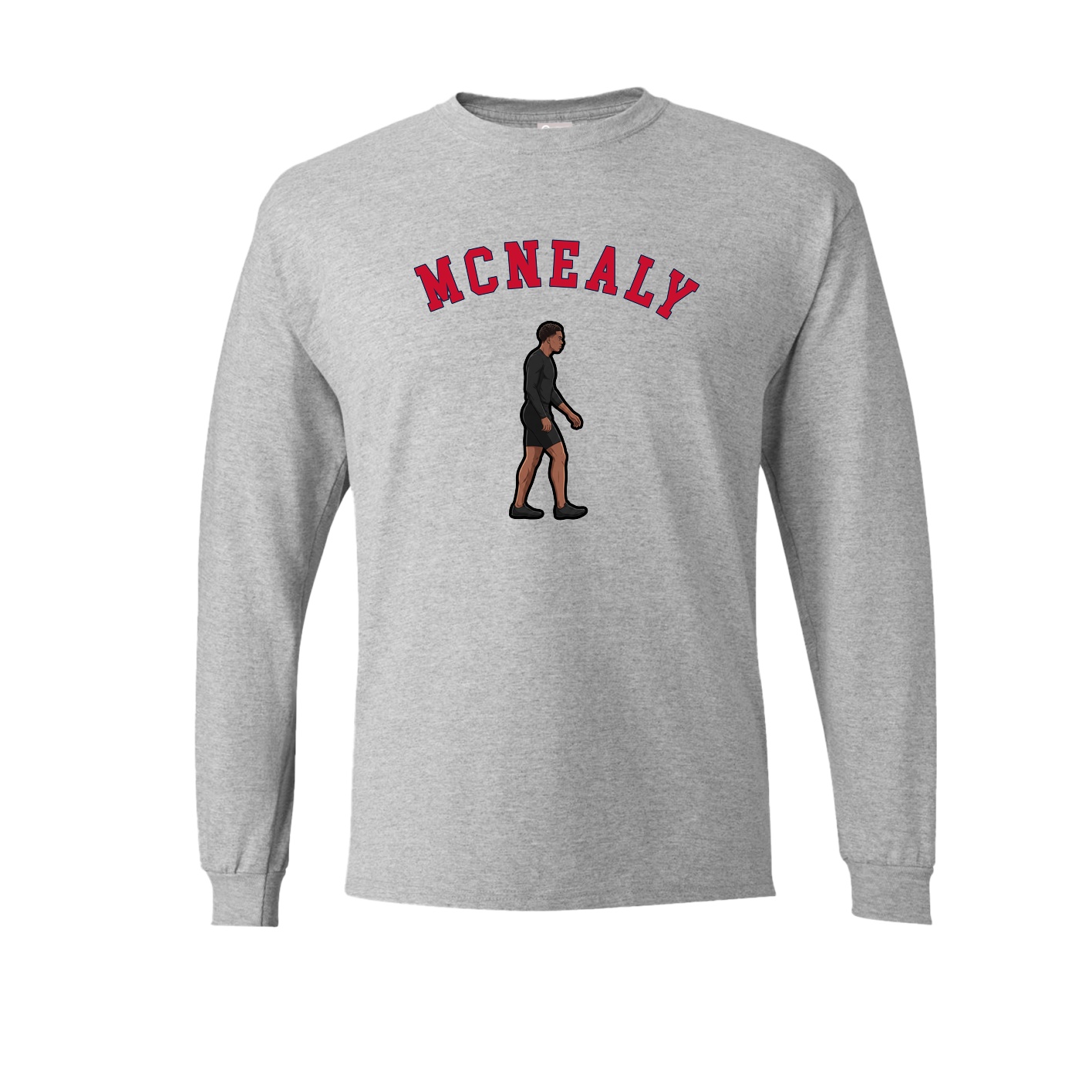 Long Sleeve Tee — Shirsey Arch in Grey