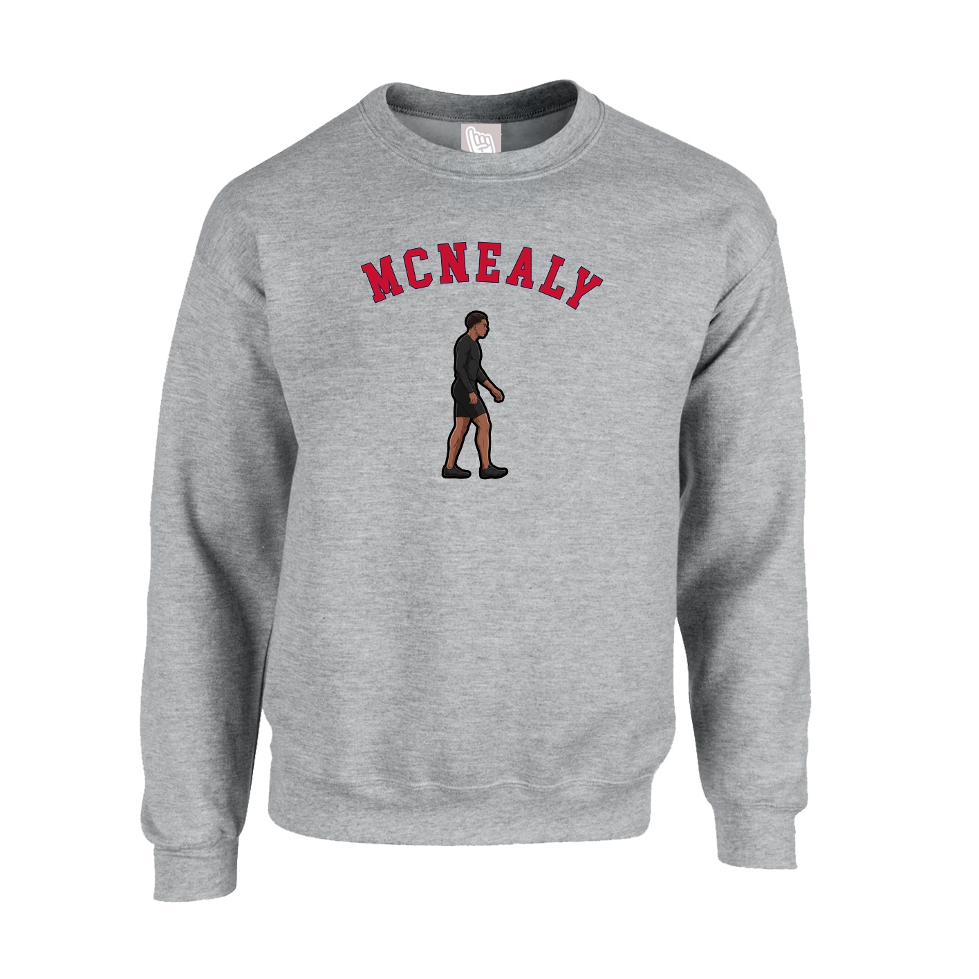 Fleece Crew — Shirsey Arch in Grey