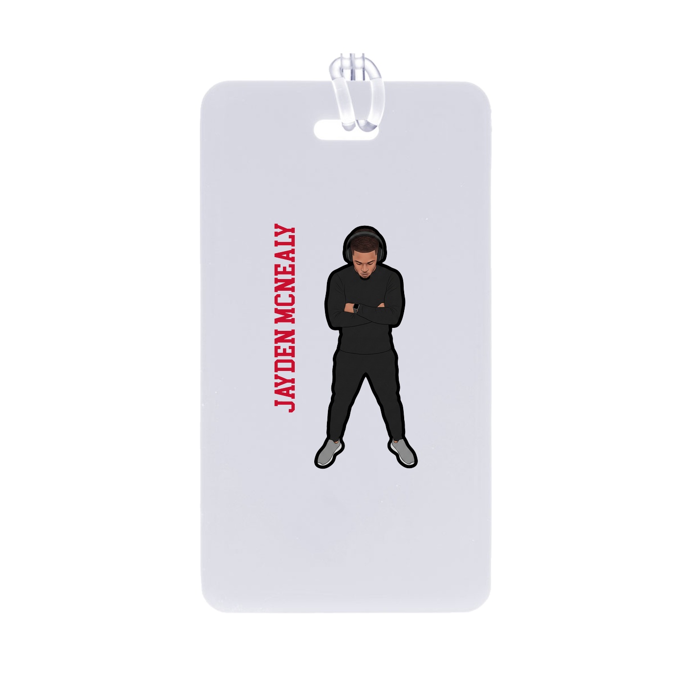 Bag Tag — Name Vertical in Classic