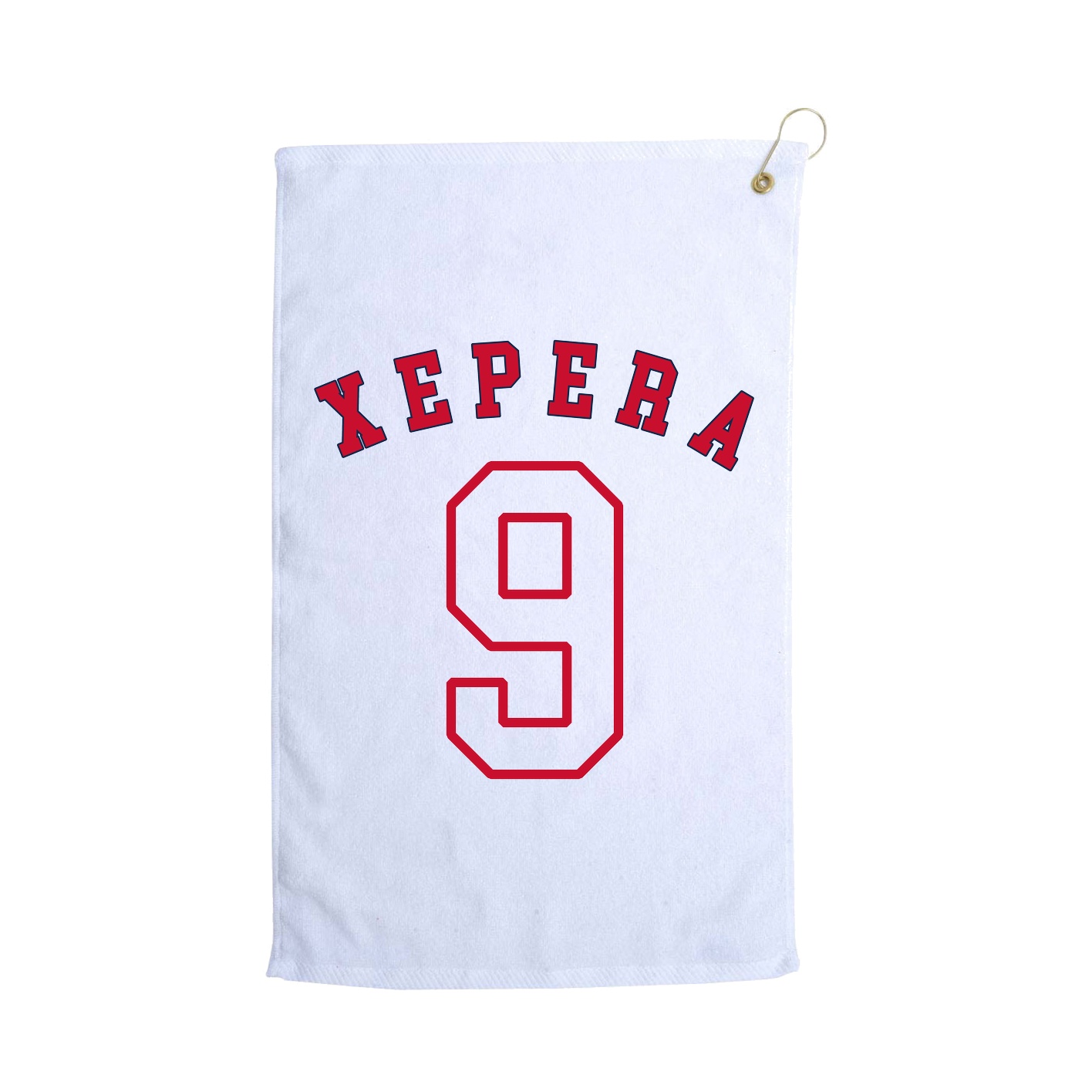 Golf Towel — Shirsey Arch in White