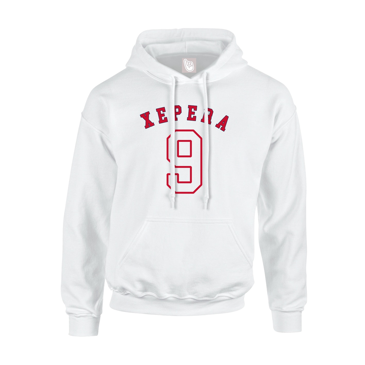Youth Hoodie — Shirsey Arch in White