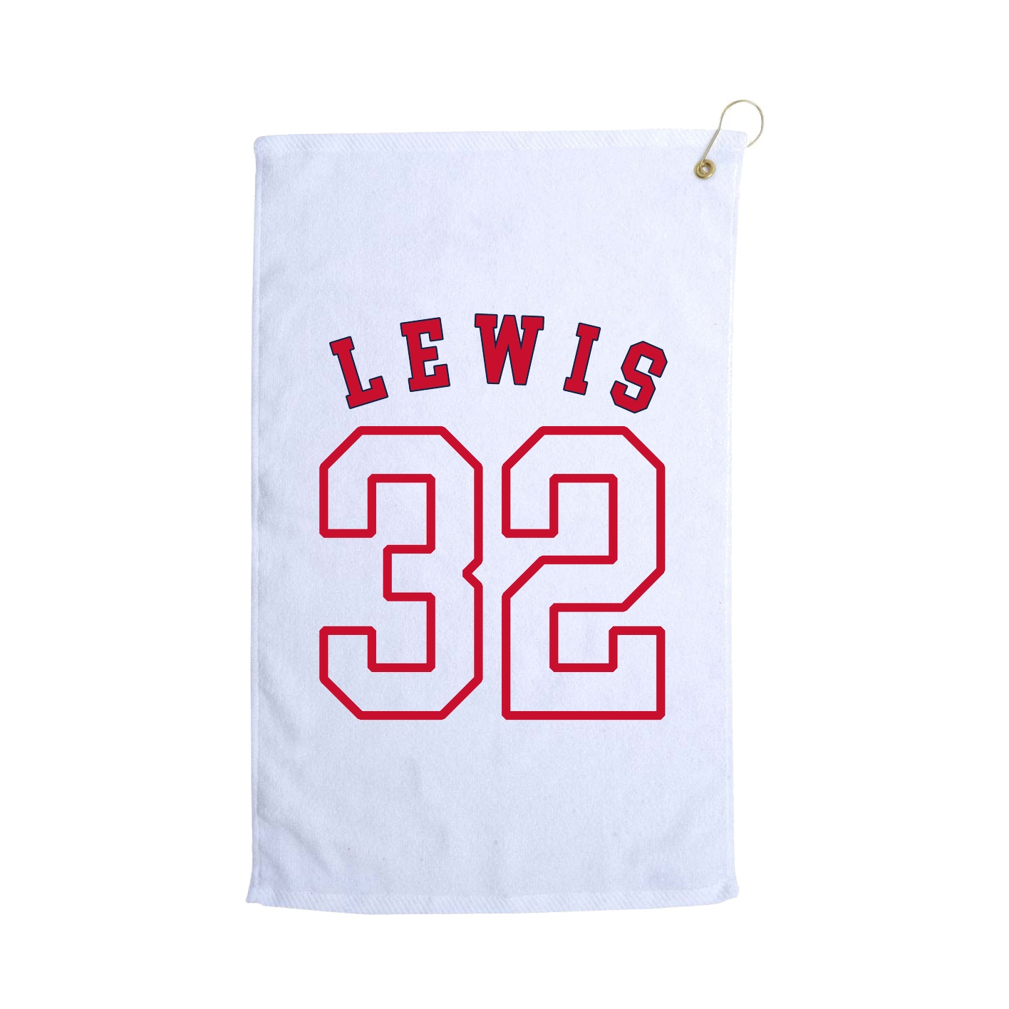 Golf Towel — Shirsey Arch in White