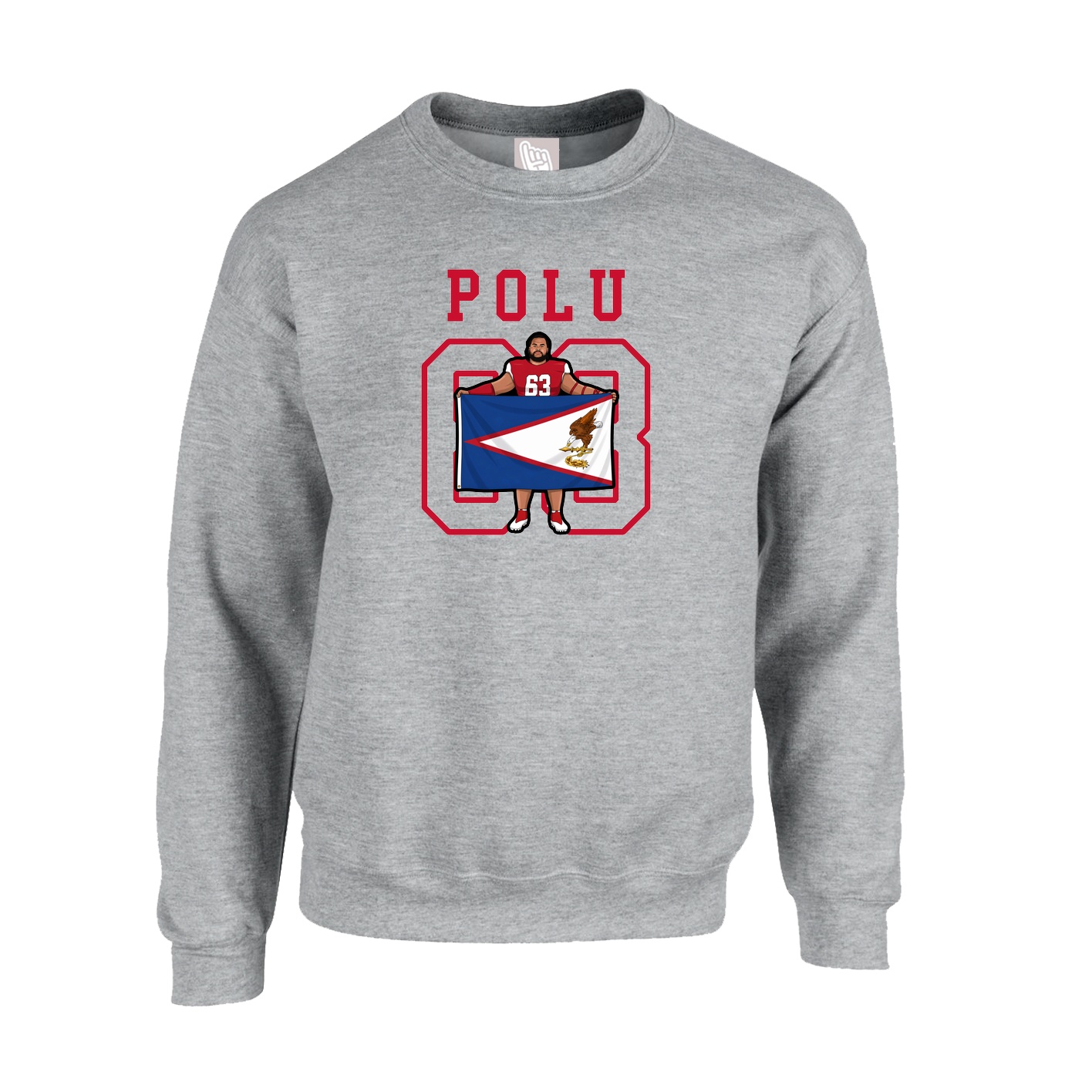 Fleece Crew — Shirsey in Grey