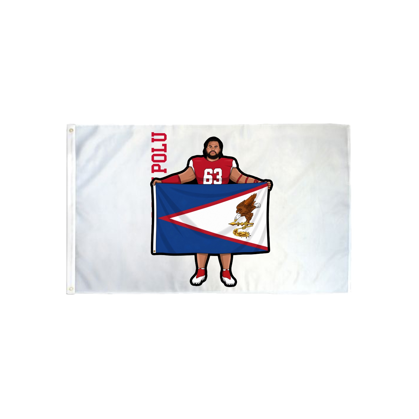 3x5 Flag — Name Vertical in Classic