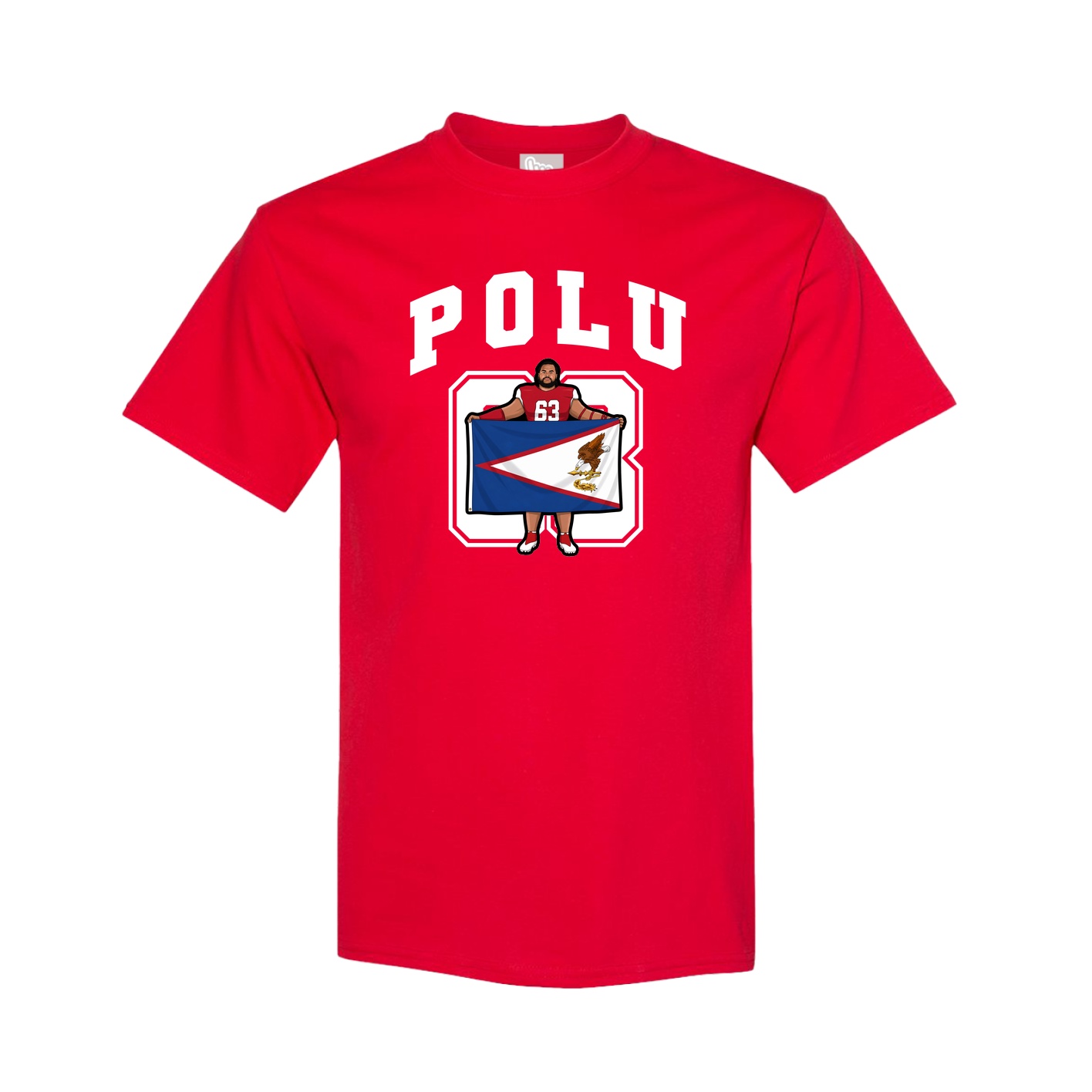 Youth Tee — Number in Red