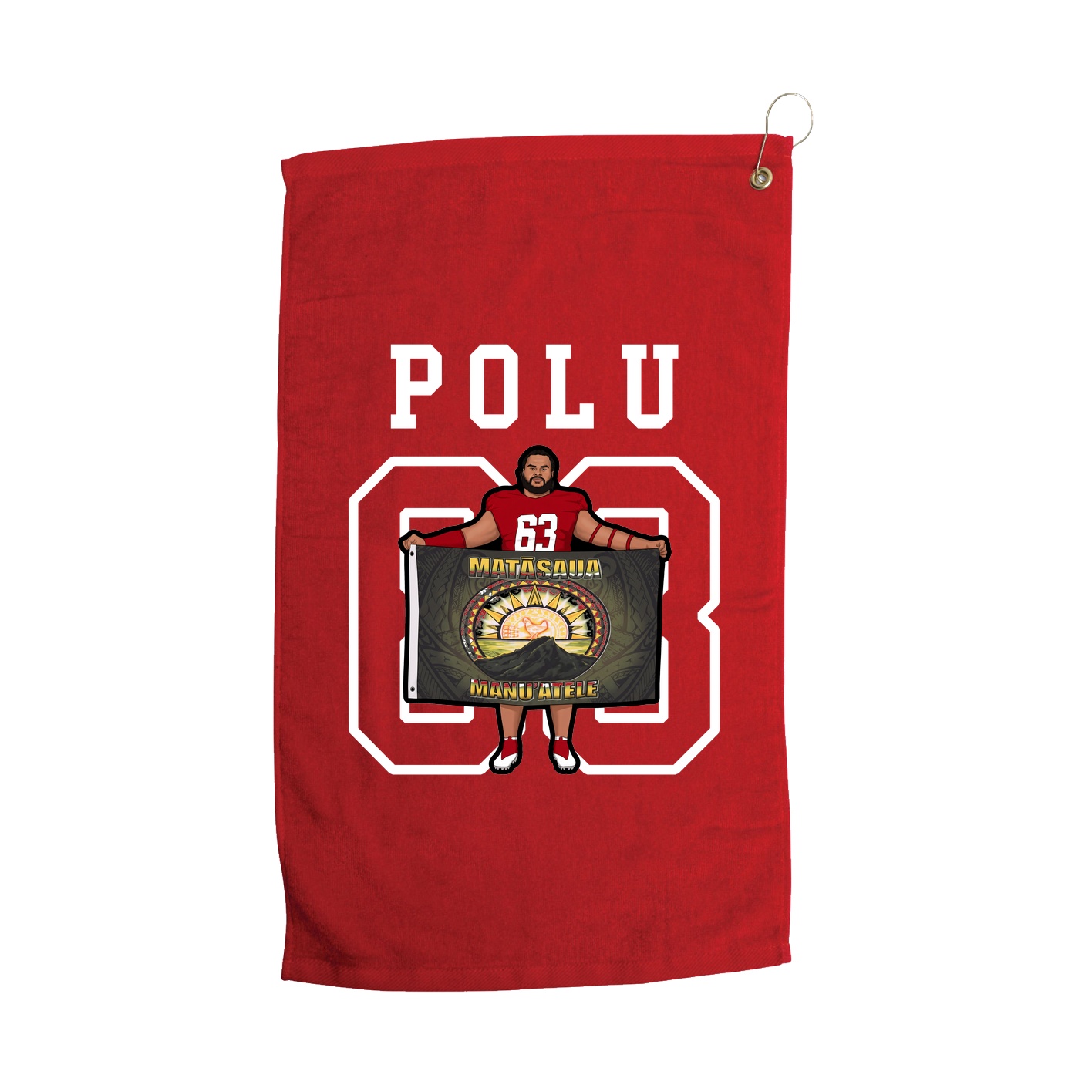 Golf Towel — Shirsey in Red