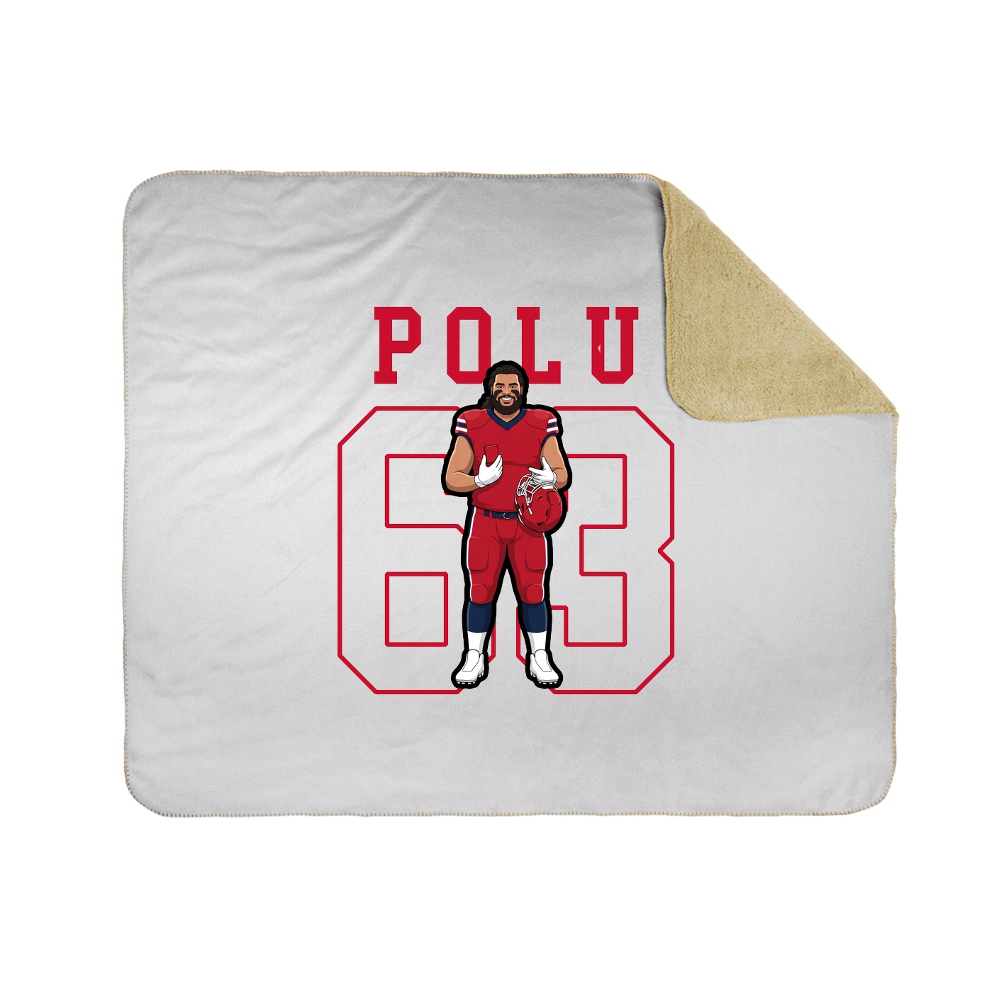 Throw Blanket — Shirsey in White