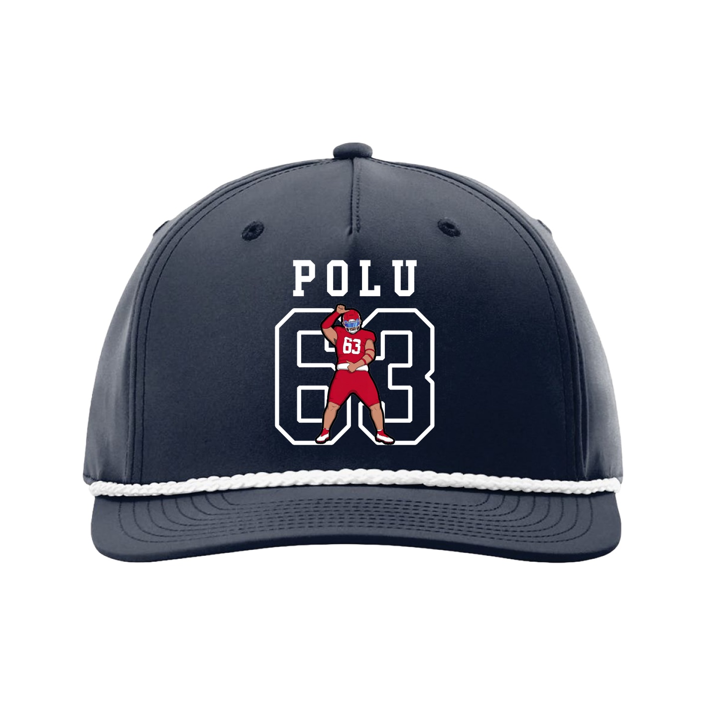Five-Panel Classic Rope Cap — Shirsey in Navy