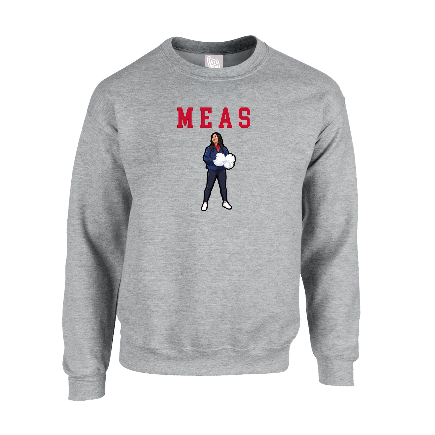 Fleece Crew — Shirsey in Grey