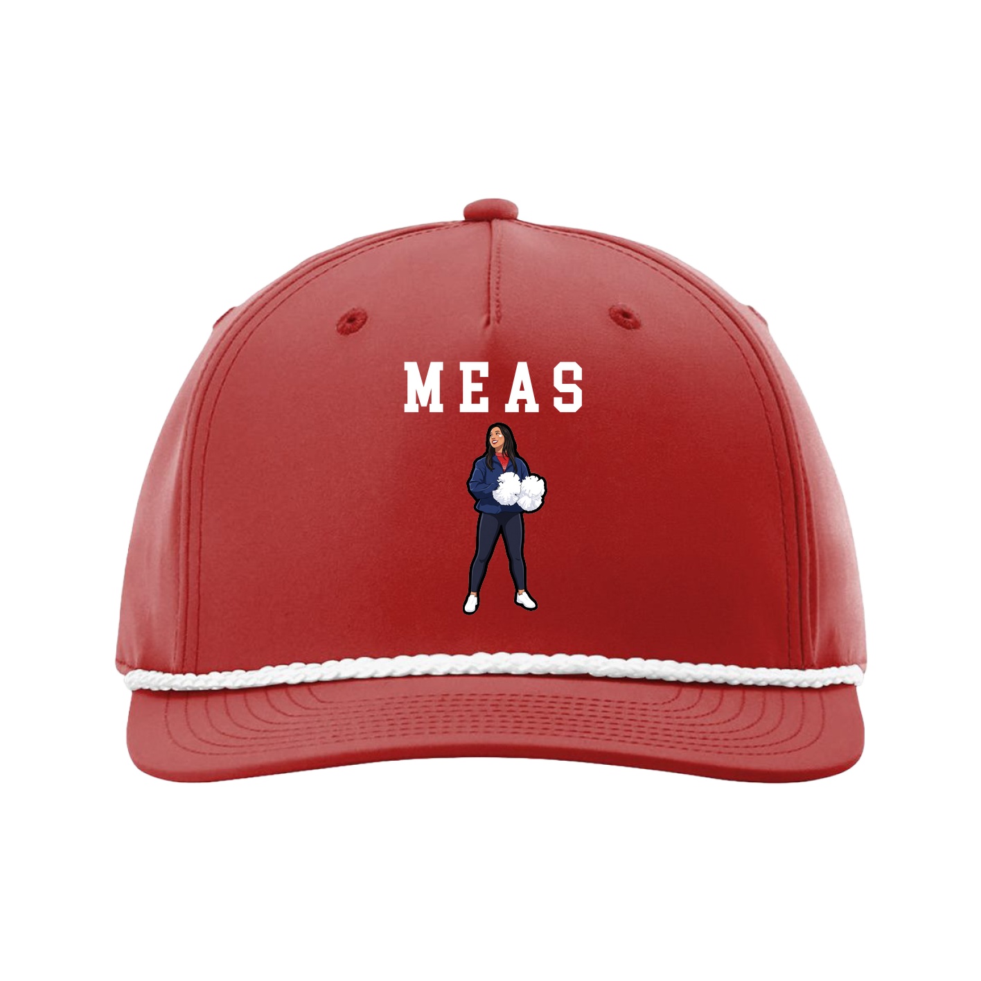 Five-Panel Classic Rope Cap — Shirsey in Red