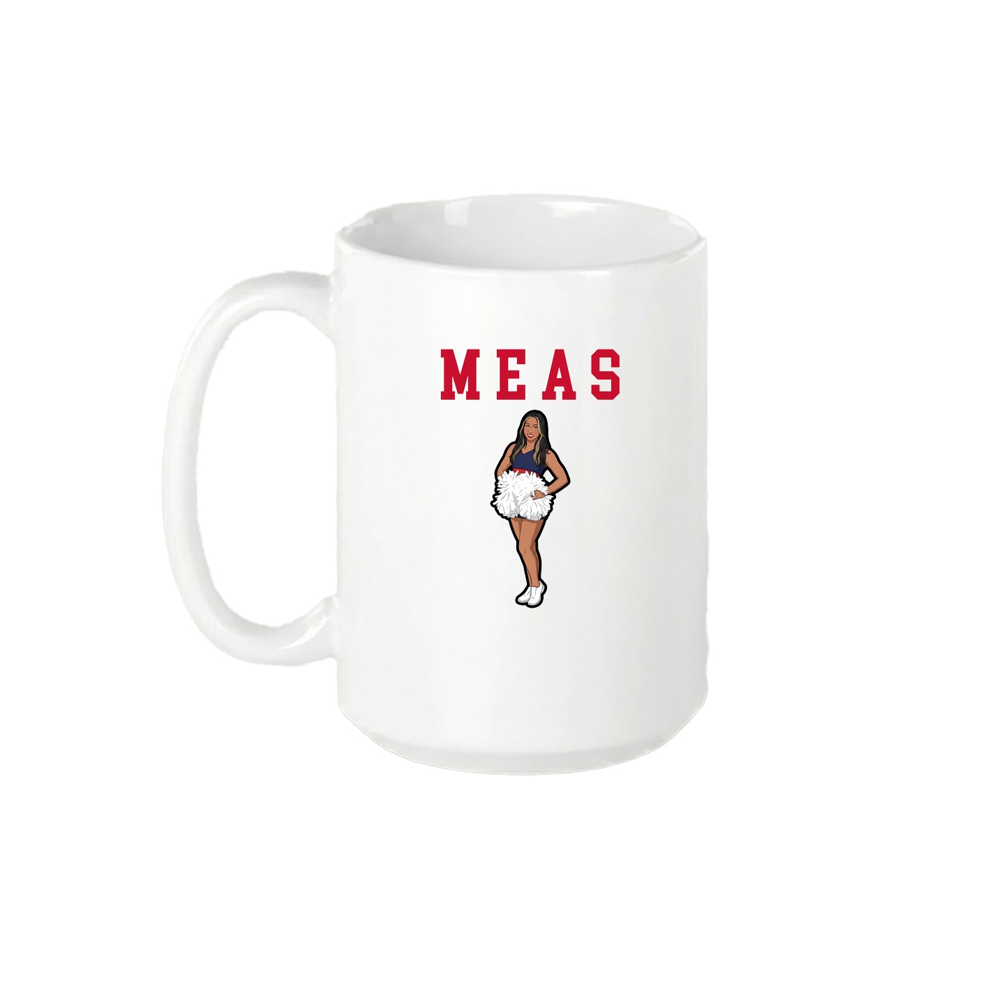 15oz Coffee Mug — Shirsey in White