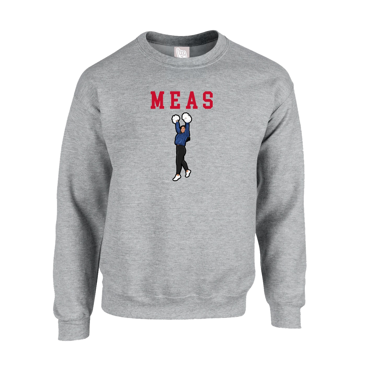 Fleece Crew — Shirsey in Grey