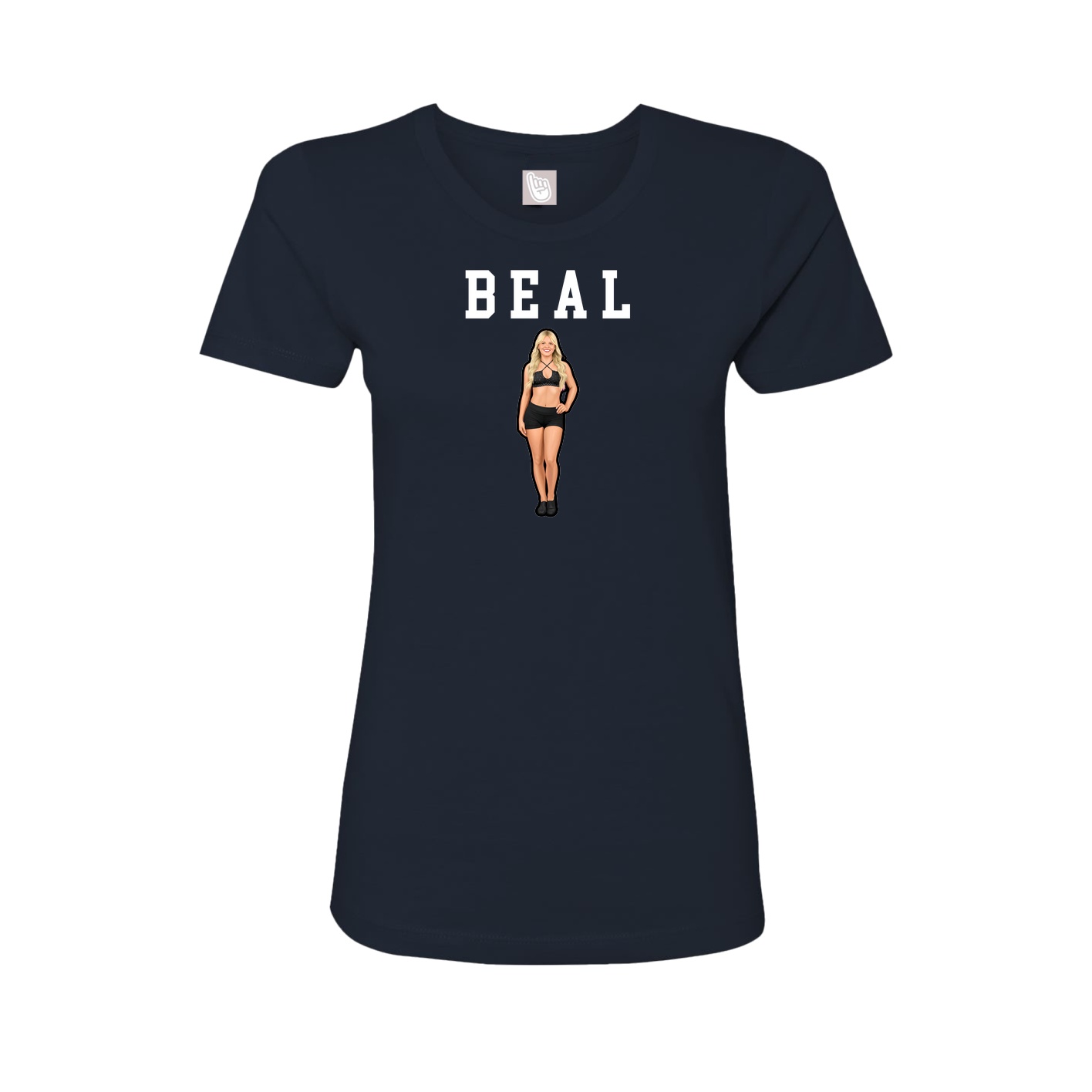 Fitted Women's Tee — Shirsey in Navy