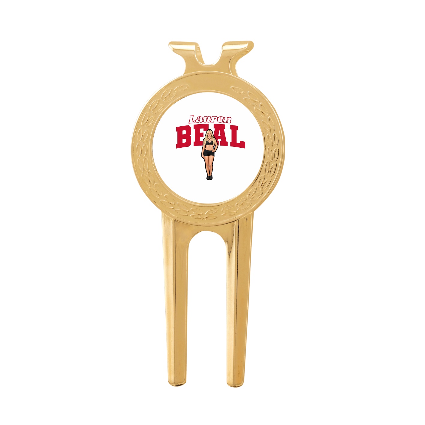 Divot Tool with Ball Marker — Name Arch in Classic