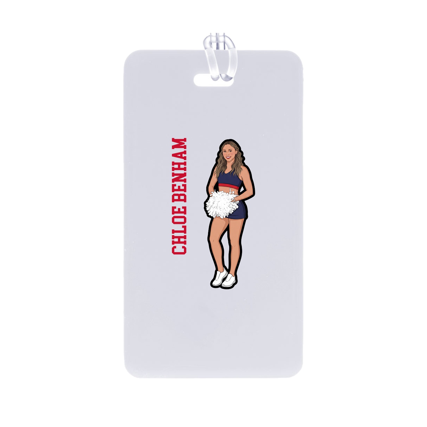 Bag Tag — Name Vertical in Classic