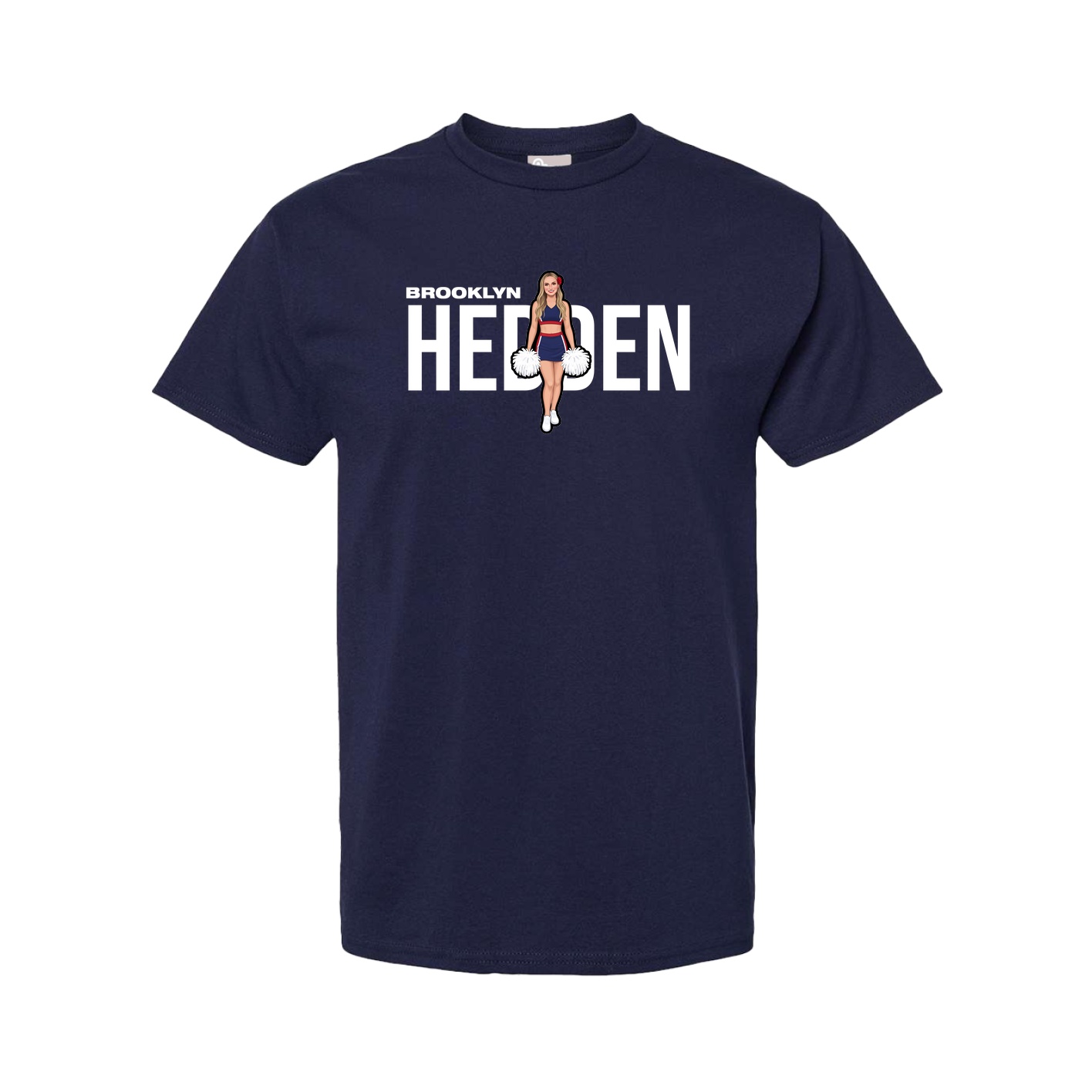 Tee — Player Name in Navy