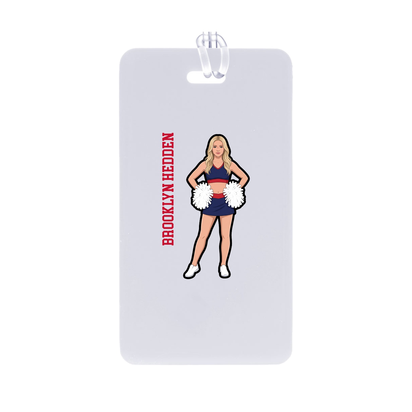 Bag Tag — Name Vertical in Classic