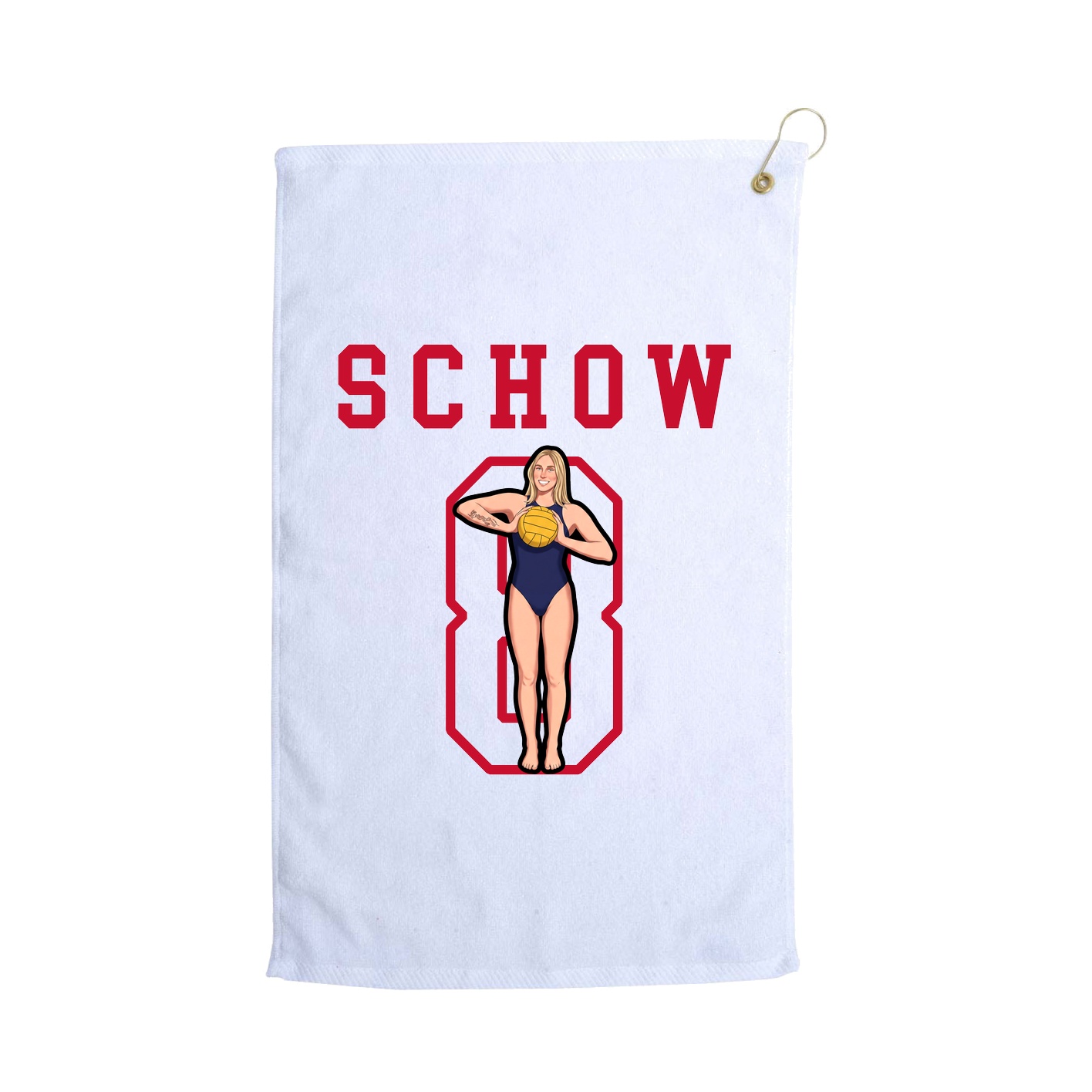 Golf Towel — Shirsey in White