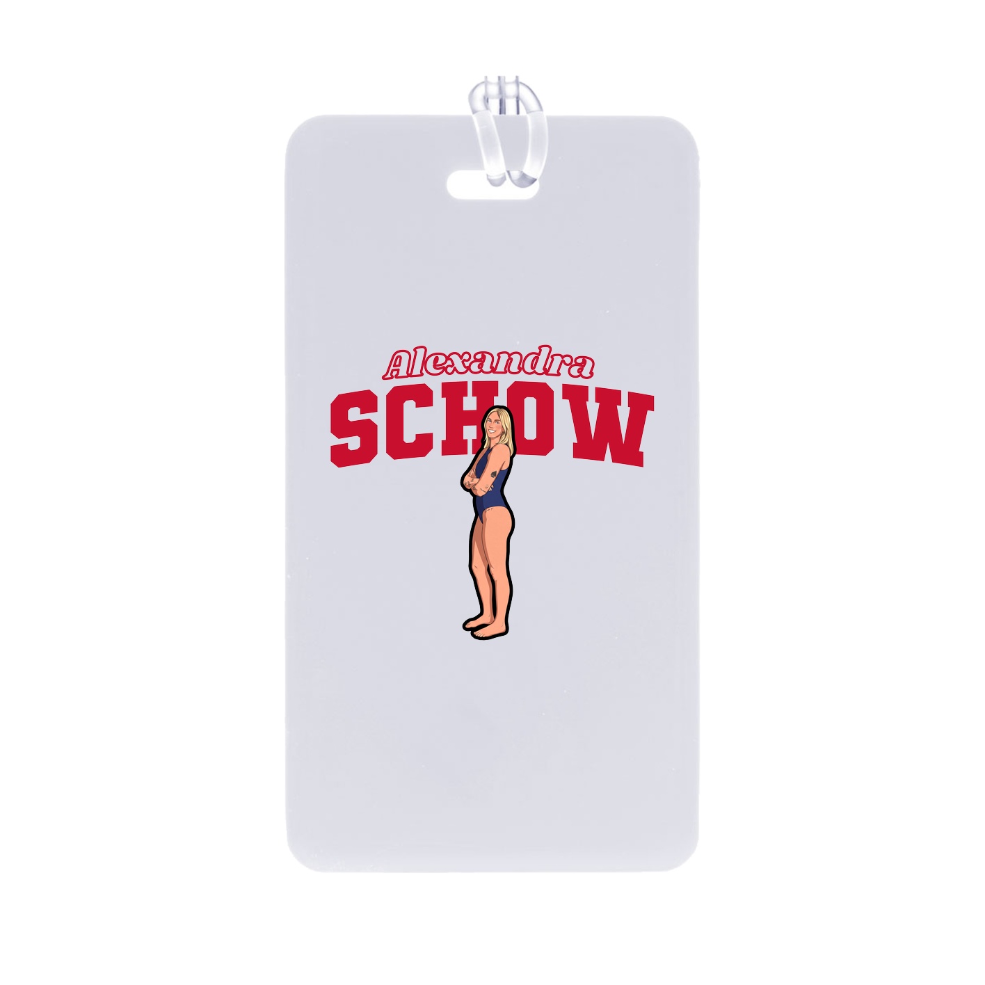 Bag Tag — Name Arch in Classic