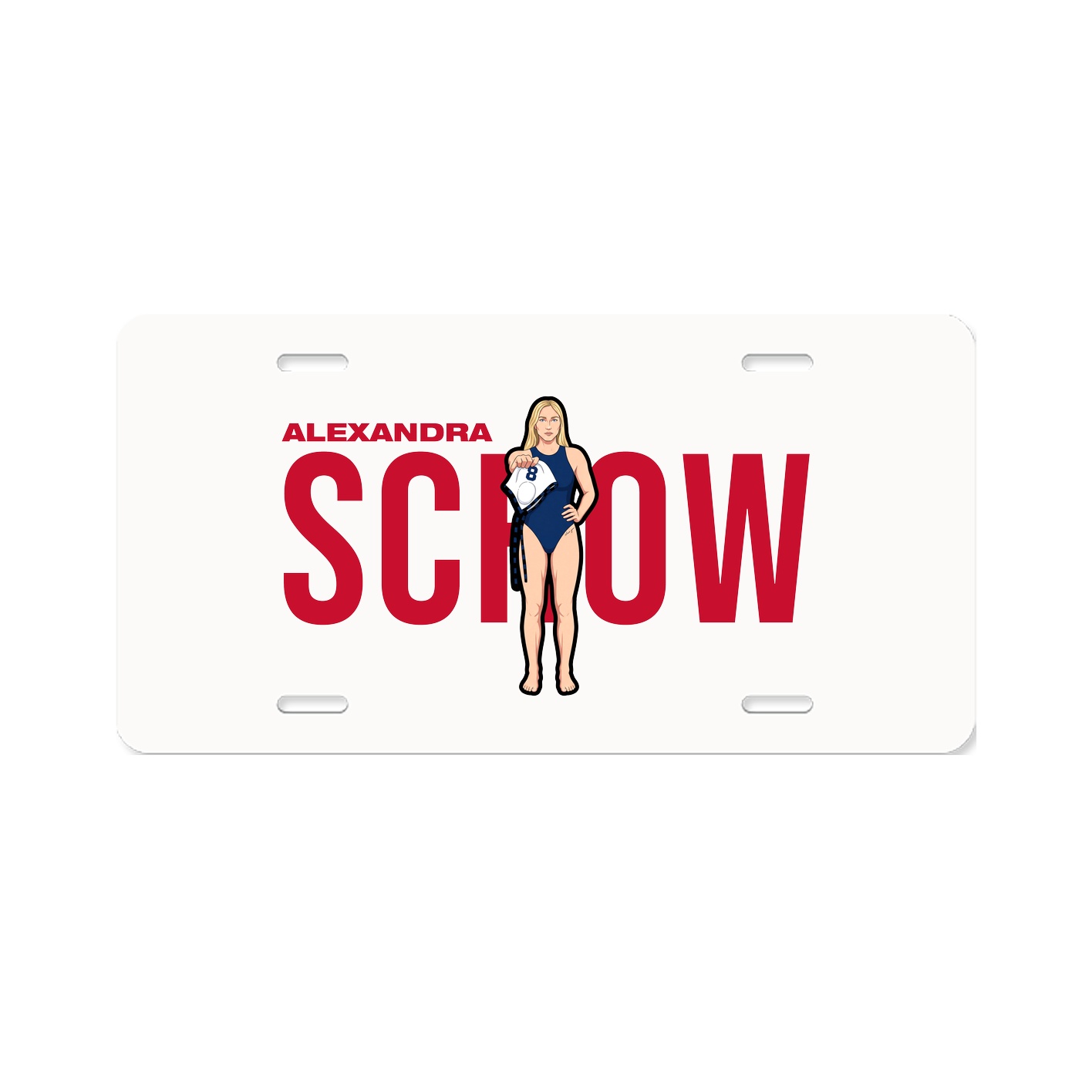 License Plate — Player Name in Classic