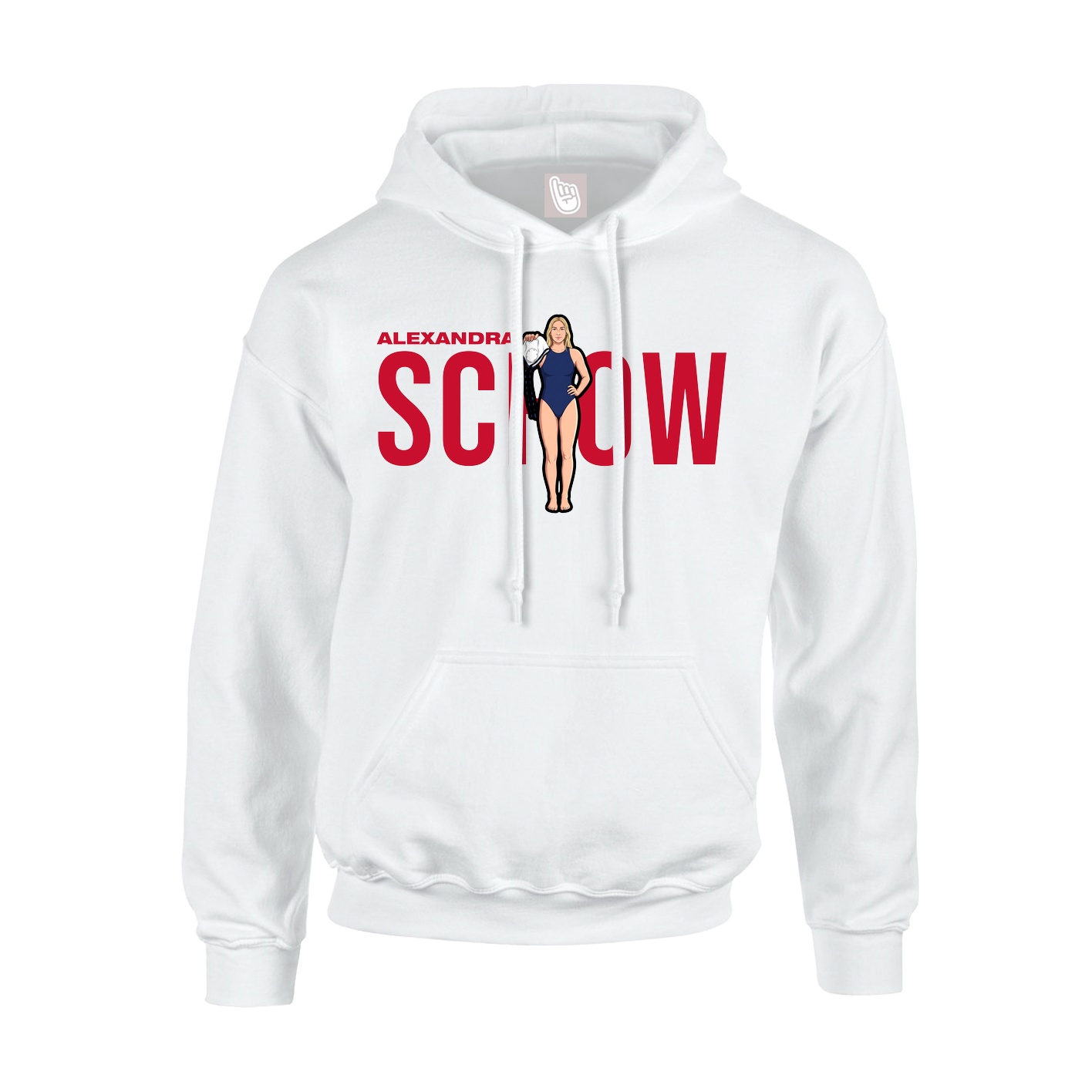 Hoodie — Player Name in White
