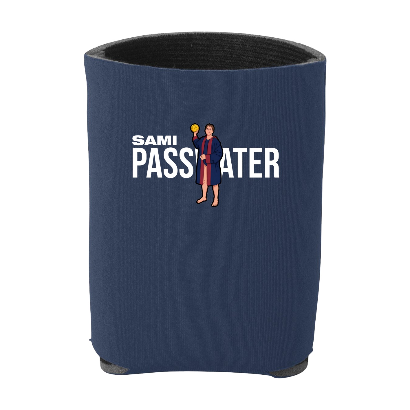 Can Holder — Player Name in Navy