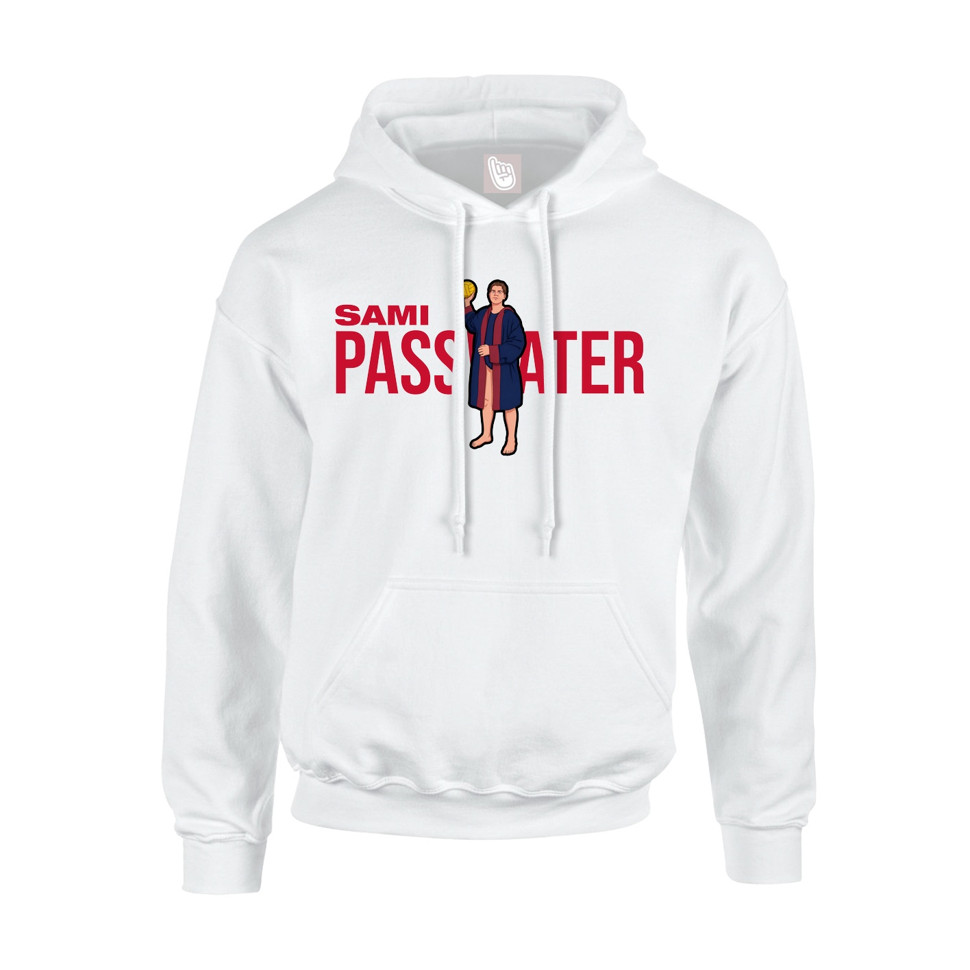 Youth Hoodie — Player Name in White