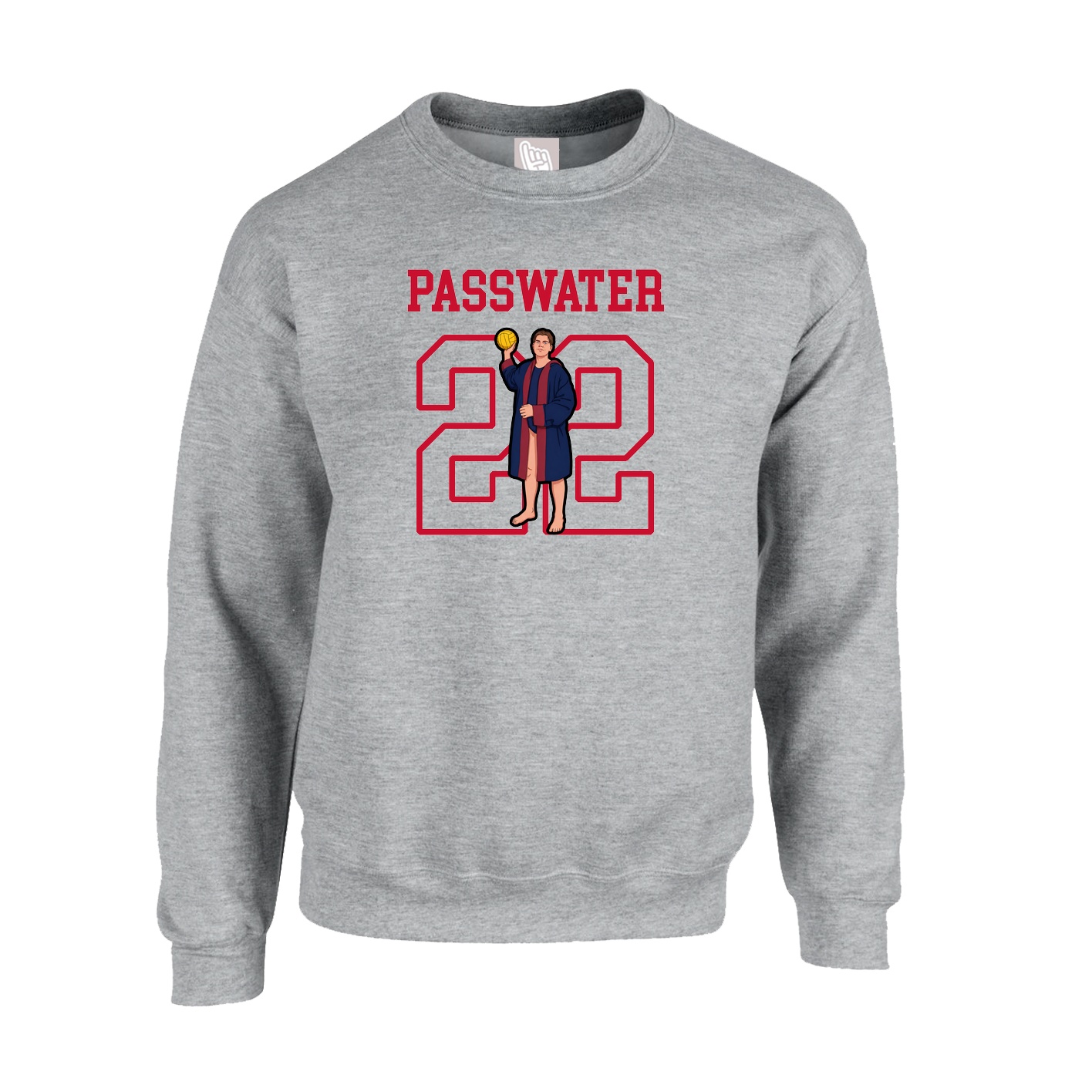 Fleece Crew — Shirsey in Grey