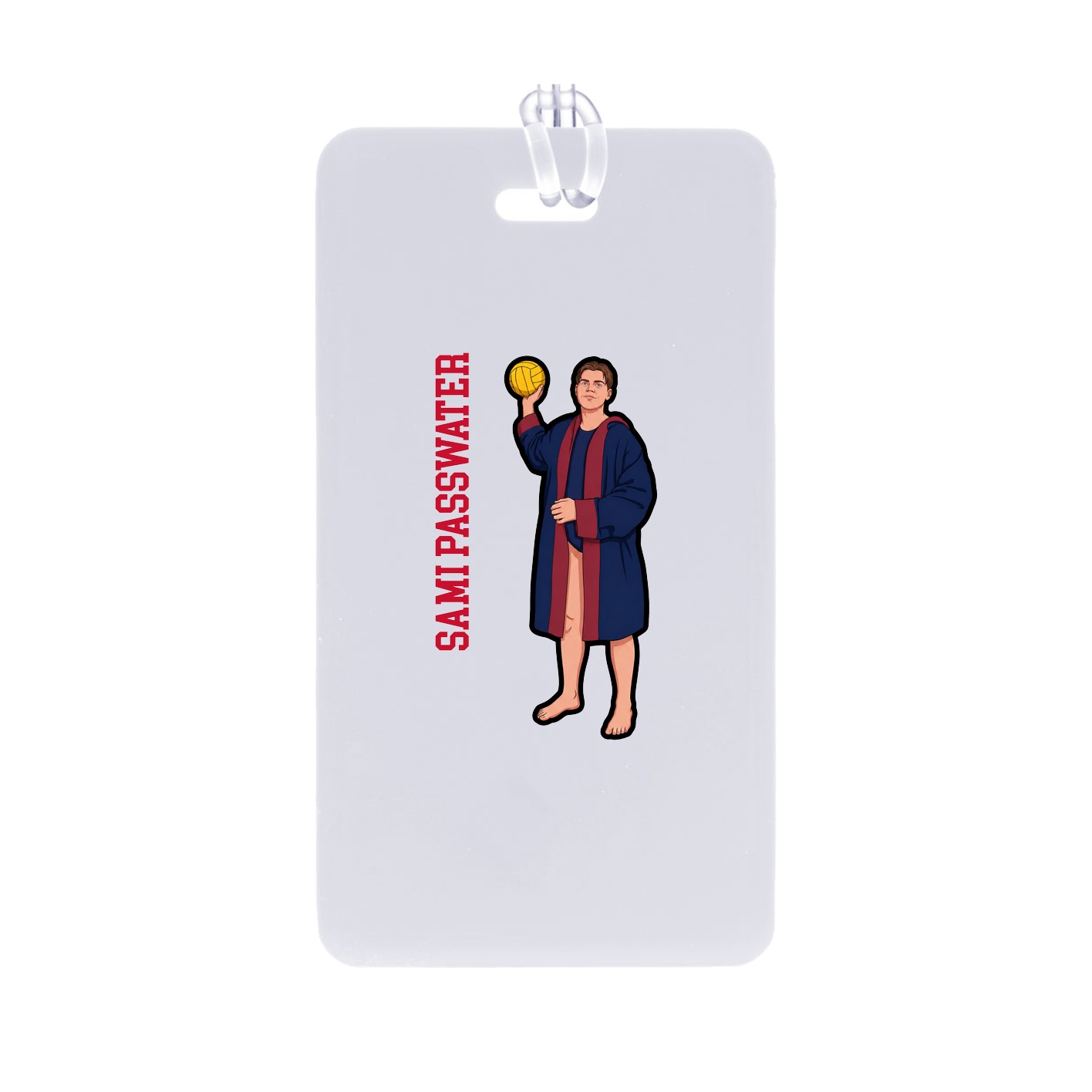 Bag Tag — Name Vertical in Classic