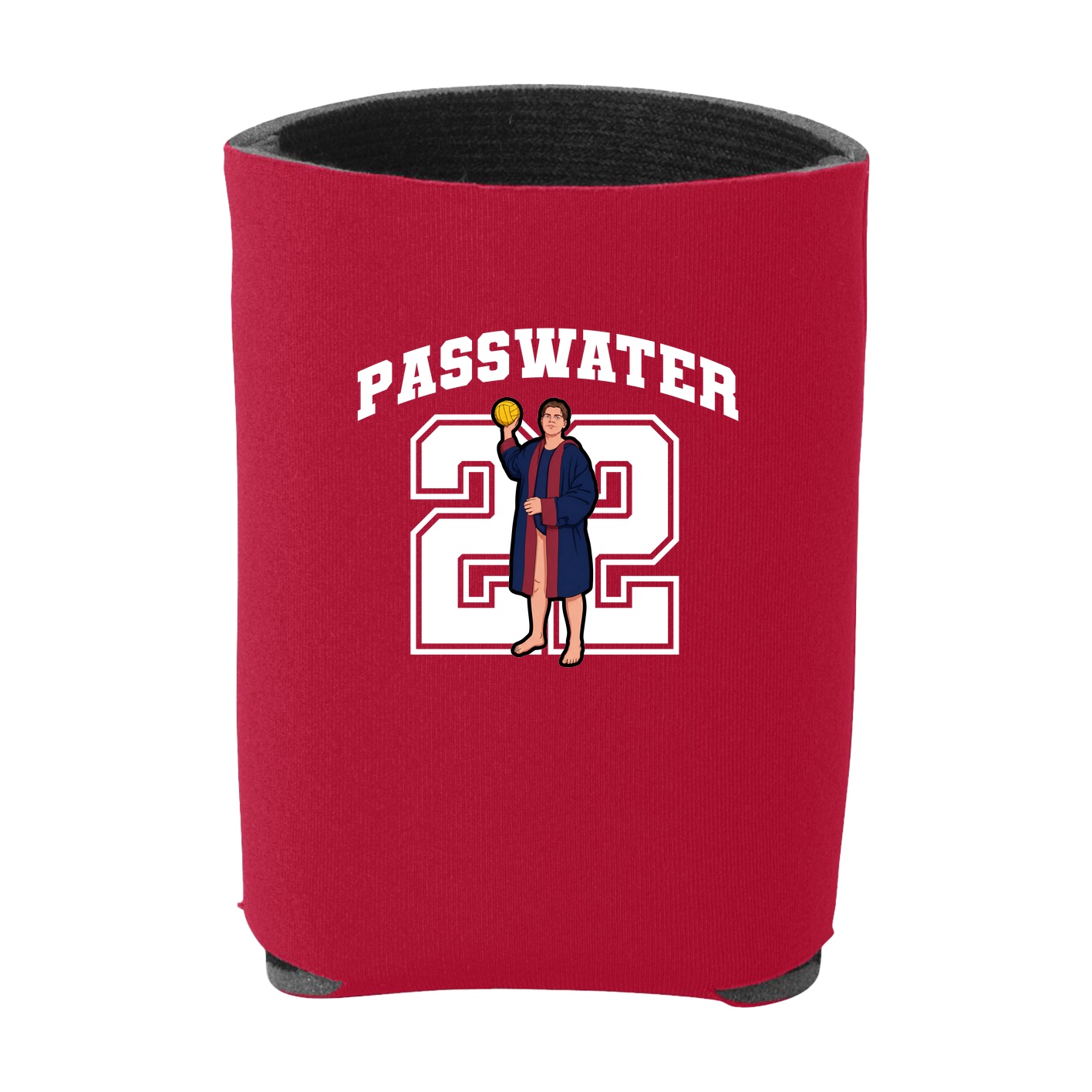 Can Holder — Number in Red
