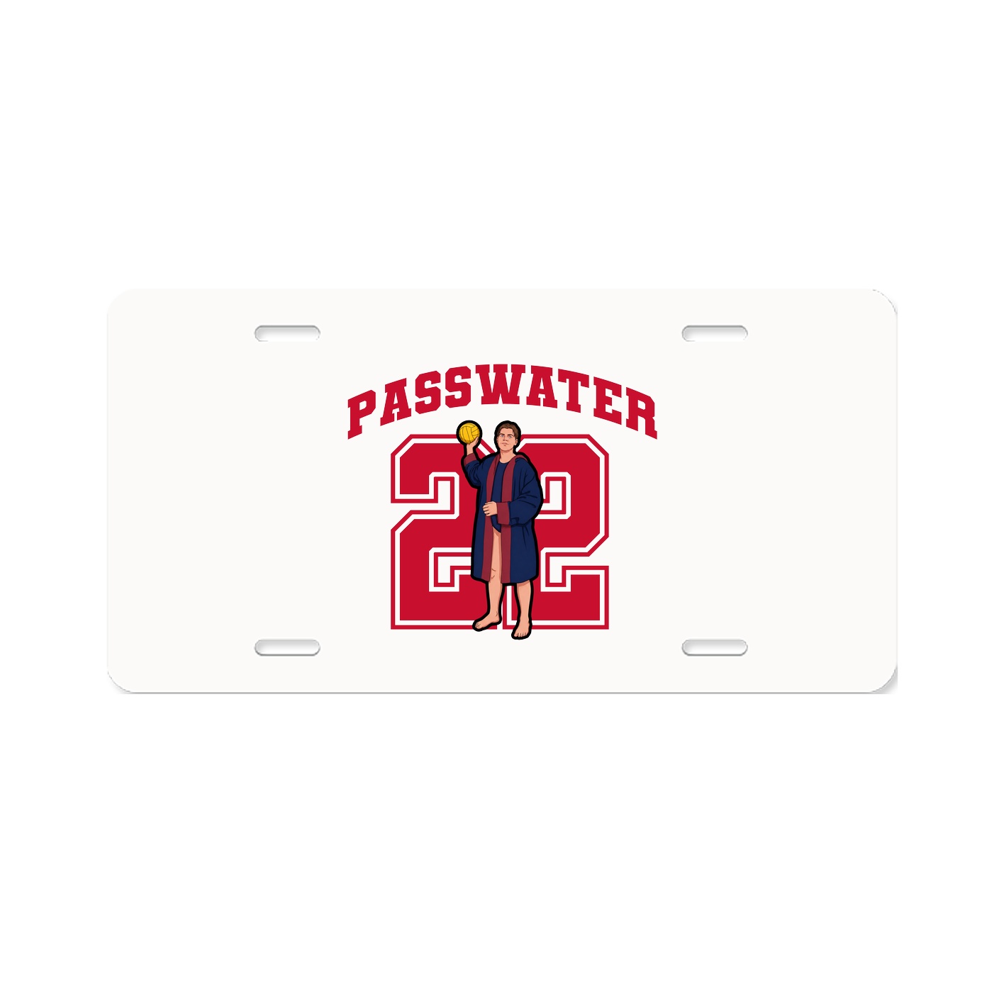 License Plate — Number in Classic