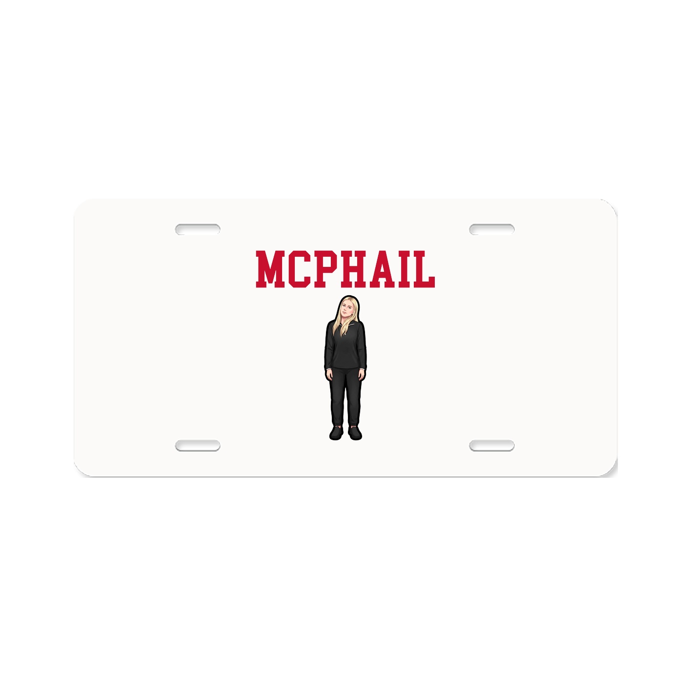 License Plate — Shirsey in Classic