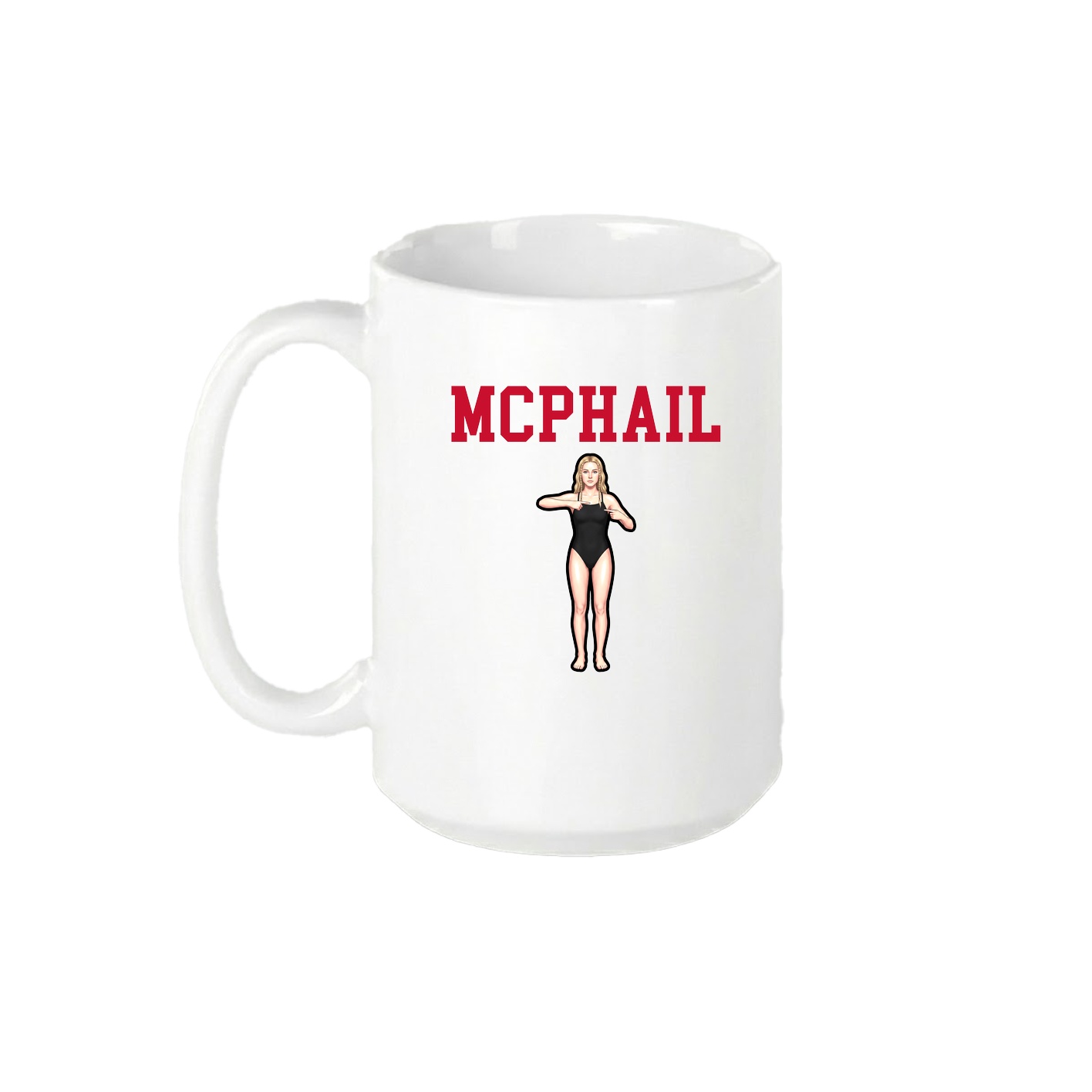 15oz Coffee Mug — Shirsey in White