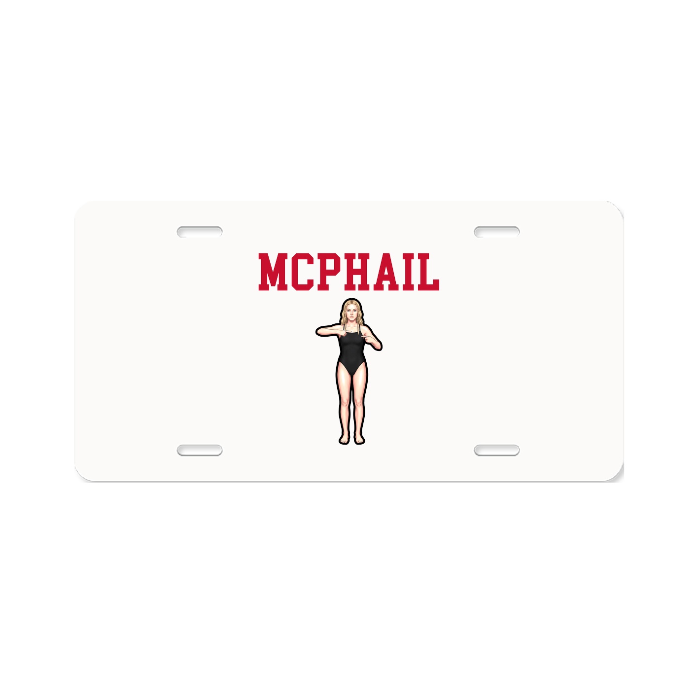 License Plate — Shirsey in Classic