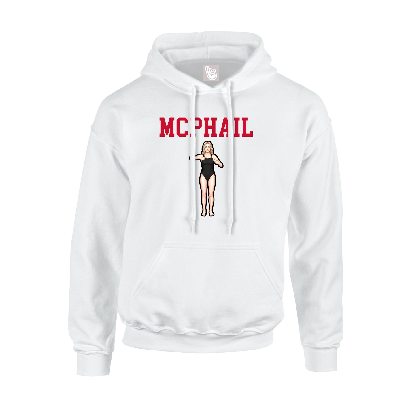 Hoodie — Shirsey in White