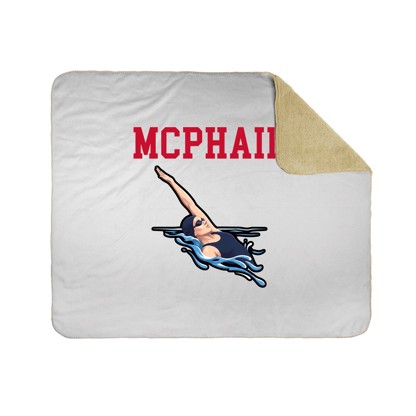 Throw Blanket — Shirsey in White
